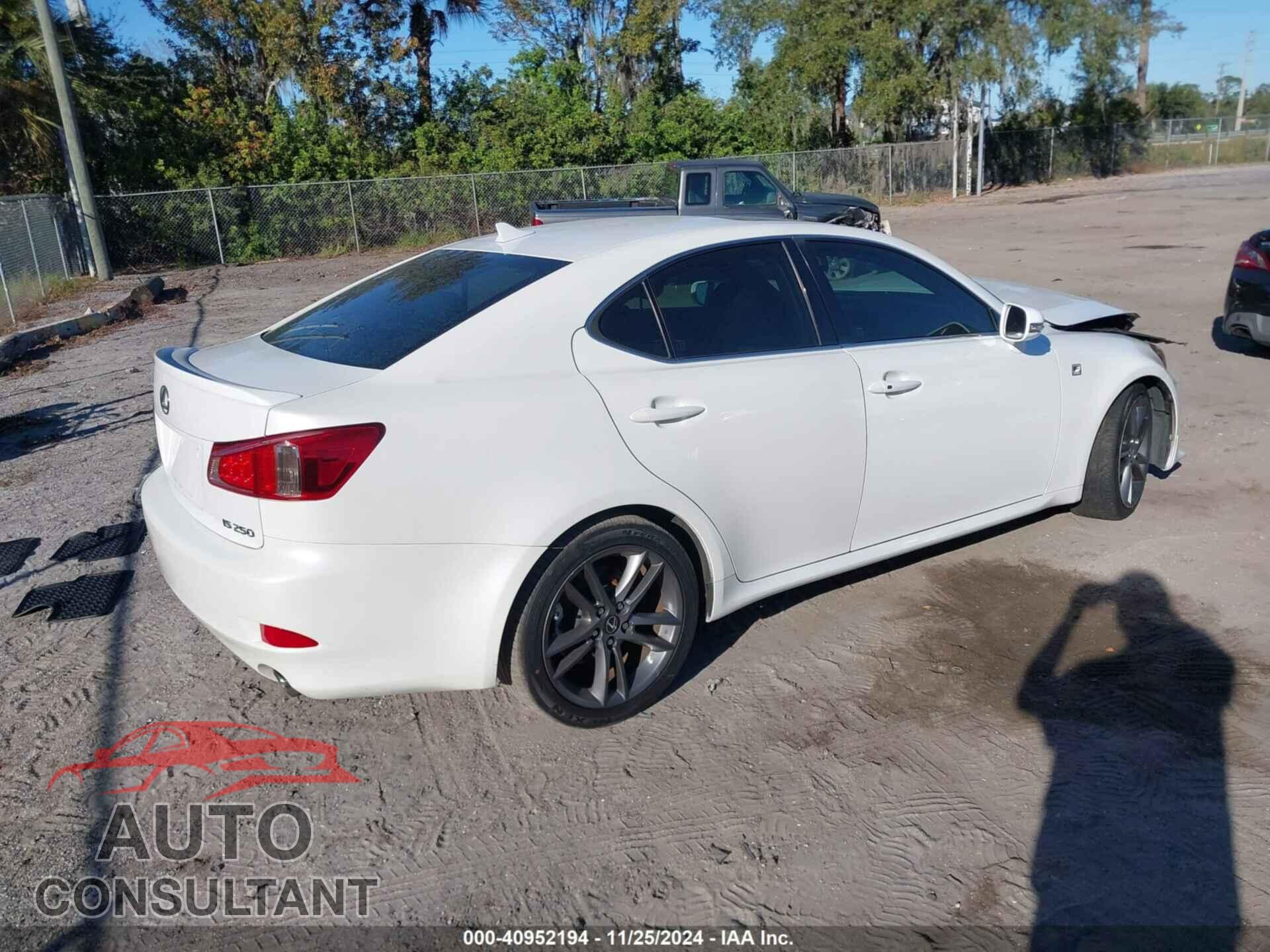 LEXUS IS 250 2012 - JTHBF5C21C5168916