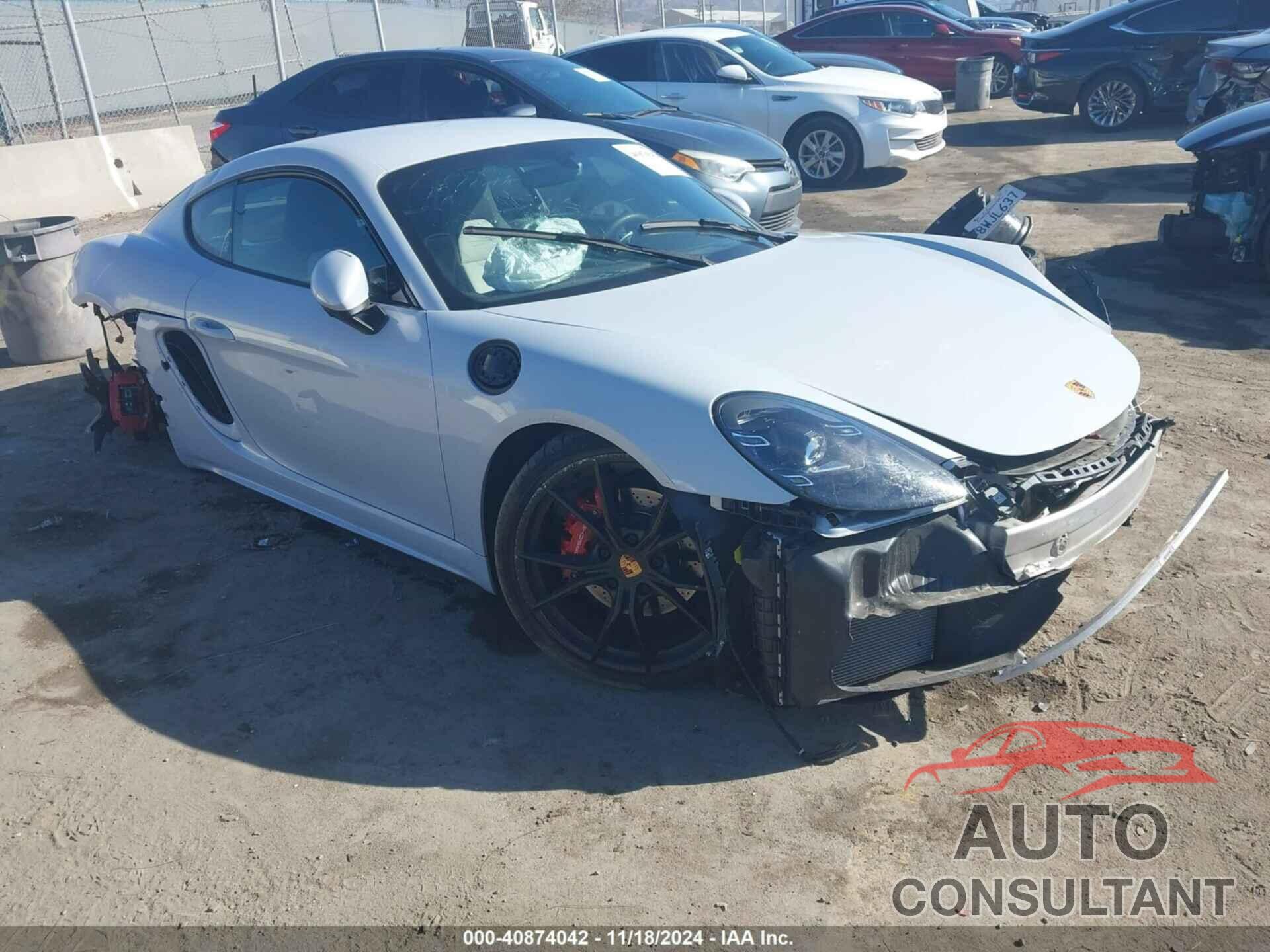 PORSCHE 718 CAYMAN 2024 - WP0AB2A80RK264237