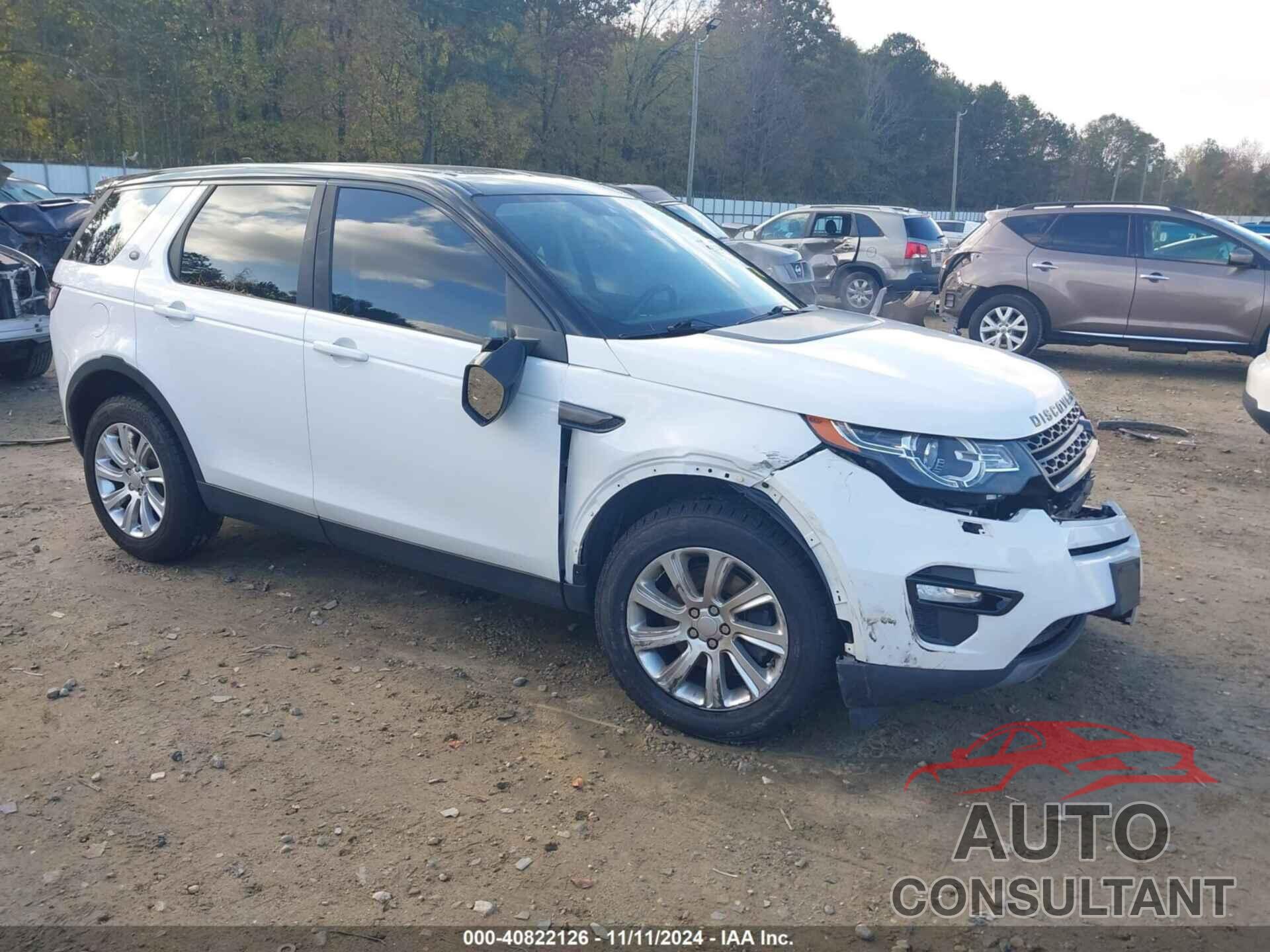 LAND ROVER DISCOVERY SPORT 2016 - SALCP2BG9GH624107
