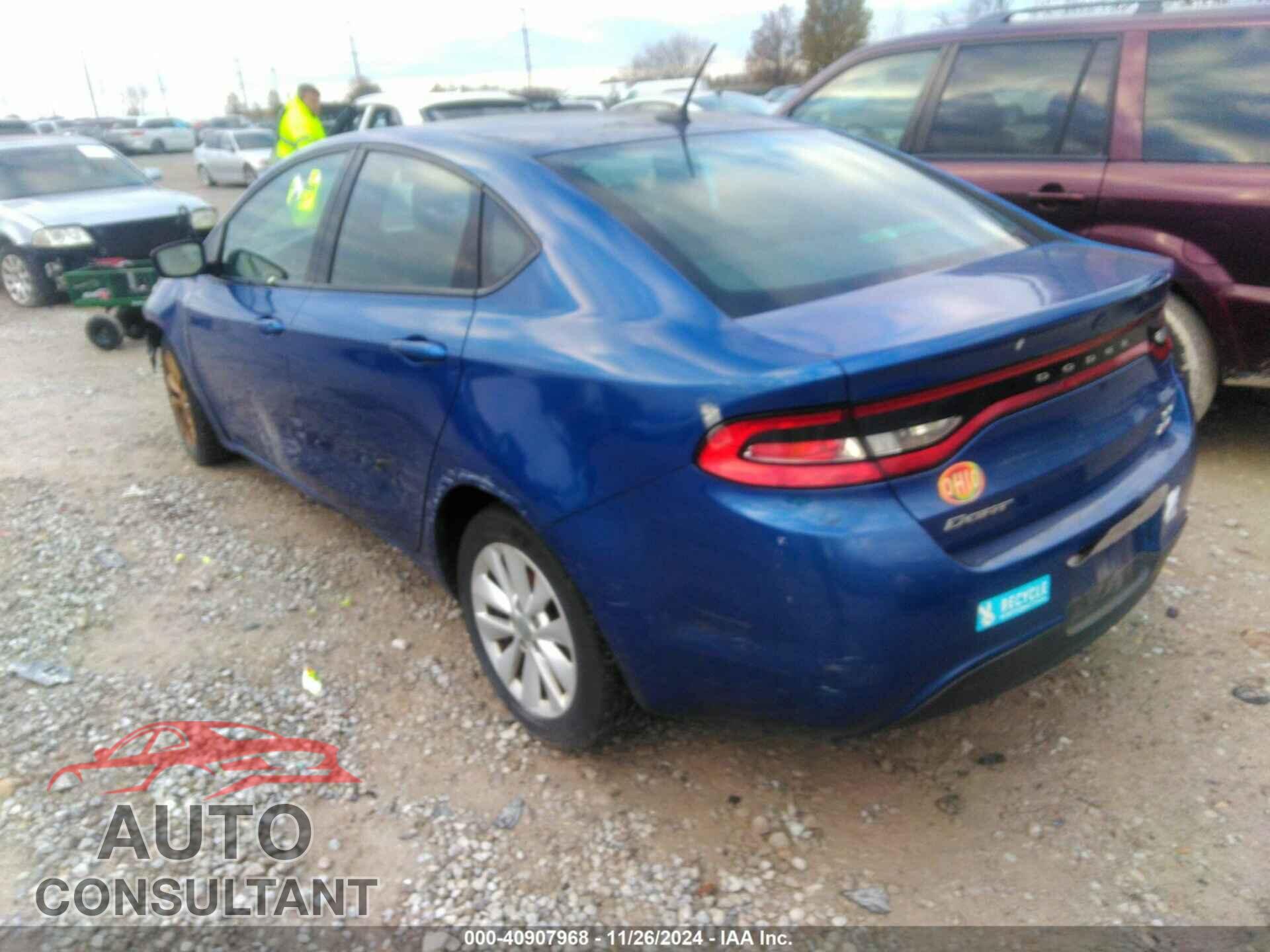 DODGE DART 2014 - 1C3CDFBB7ED868617