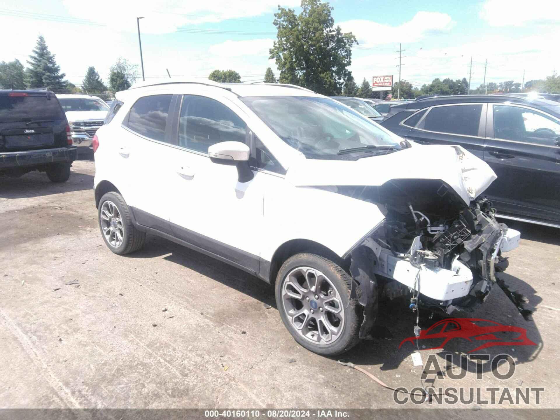 FORD ECOSPORT 2022 - MAJ6S3KL7NC475010