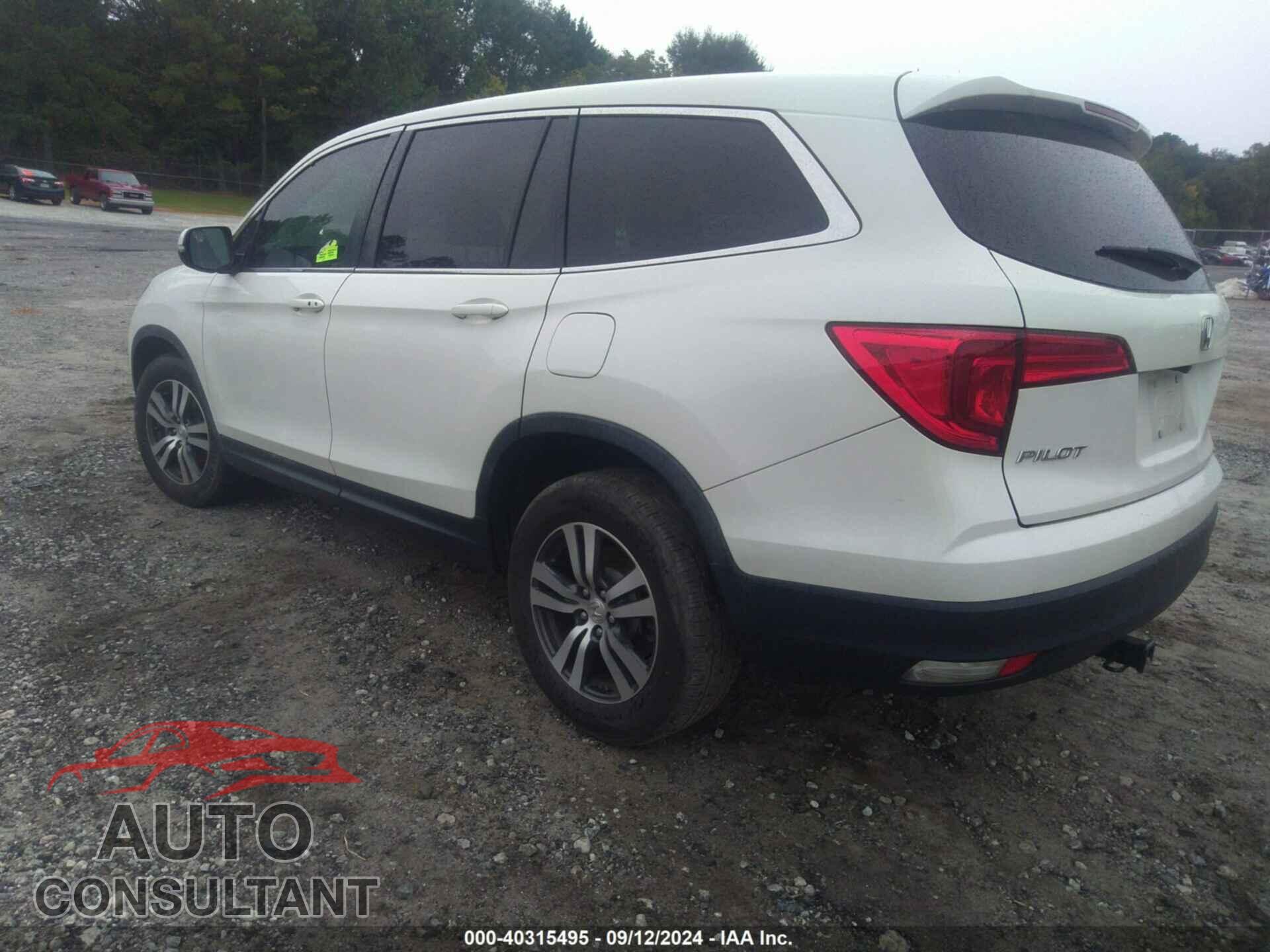 HONDA PILOT 2017 - 5FNYF5H55HB032874