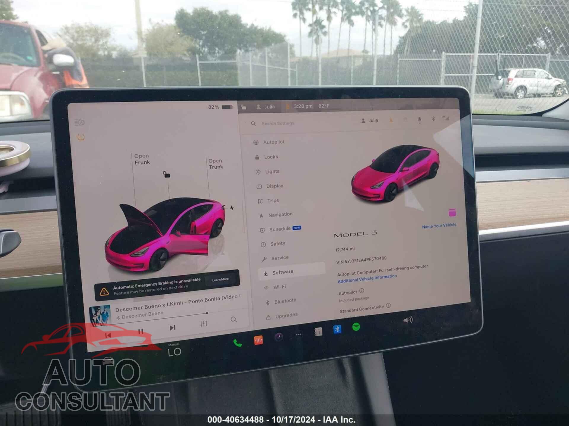 TESLA MODEL 3 2023 - 5YJ3E1EA4PF570469
