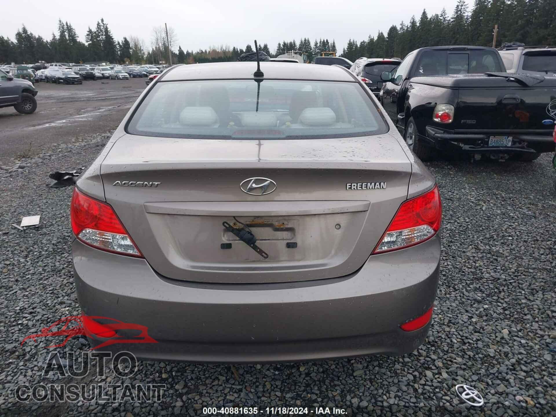 HYUNDAI ACCENT 2013 - KMHCT4AE0DU526421