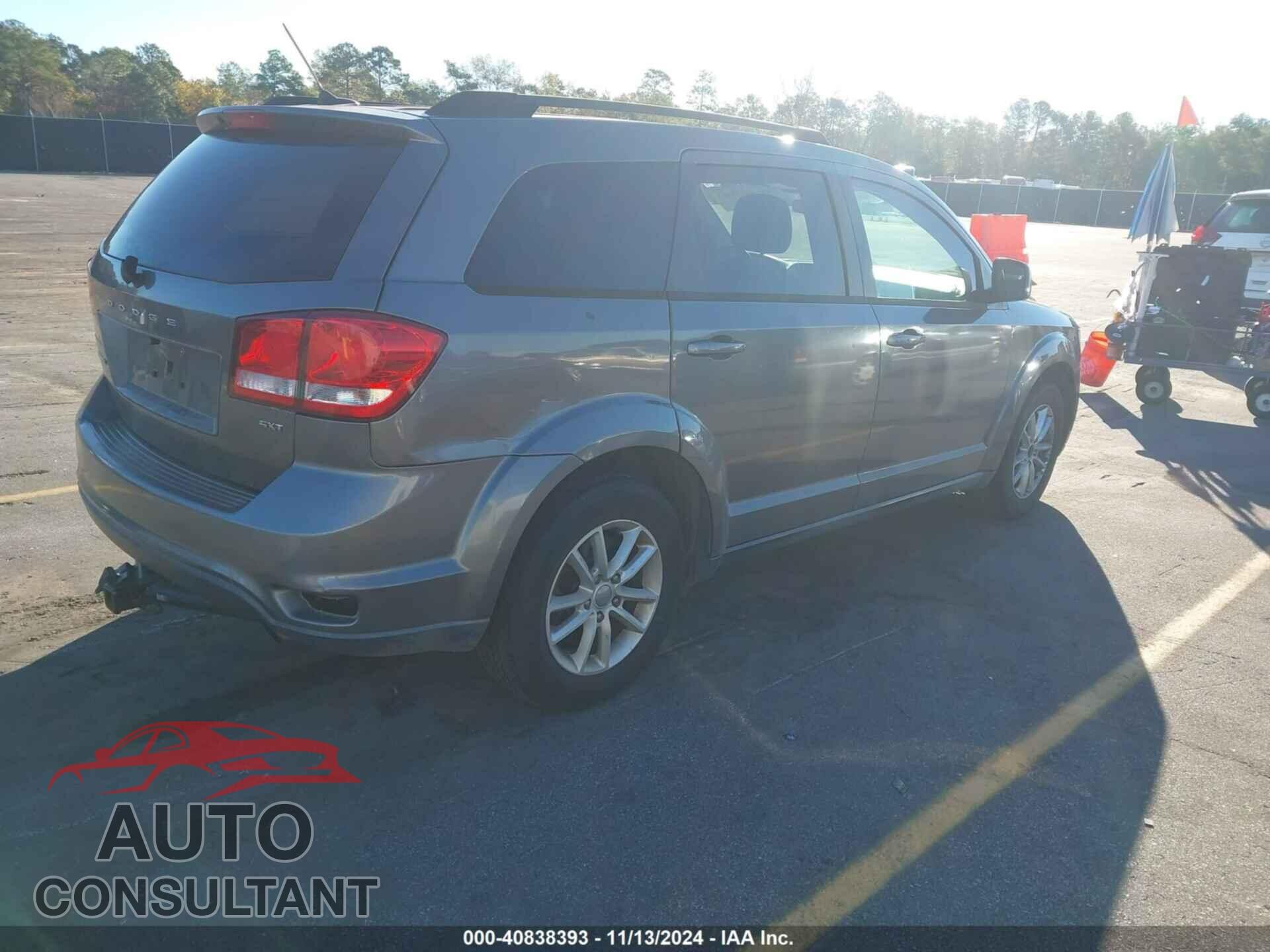DODGE JOURNEY 2013 - 3C4PDCBB7DT721850
