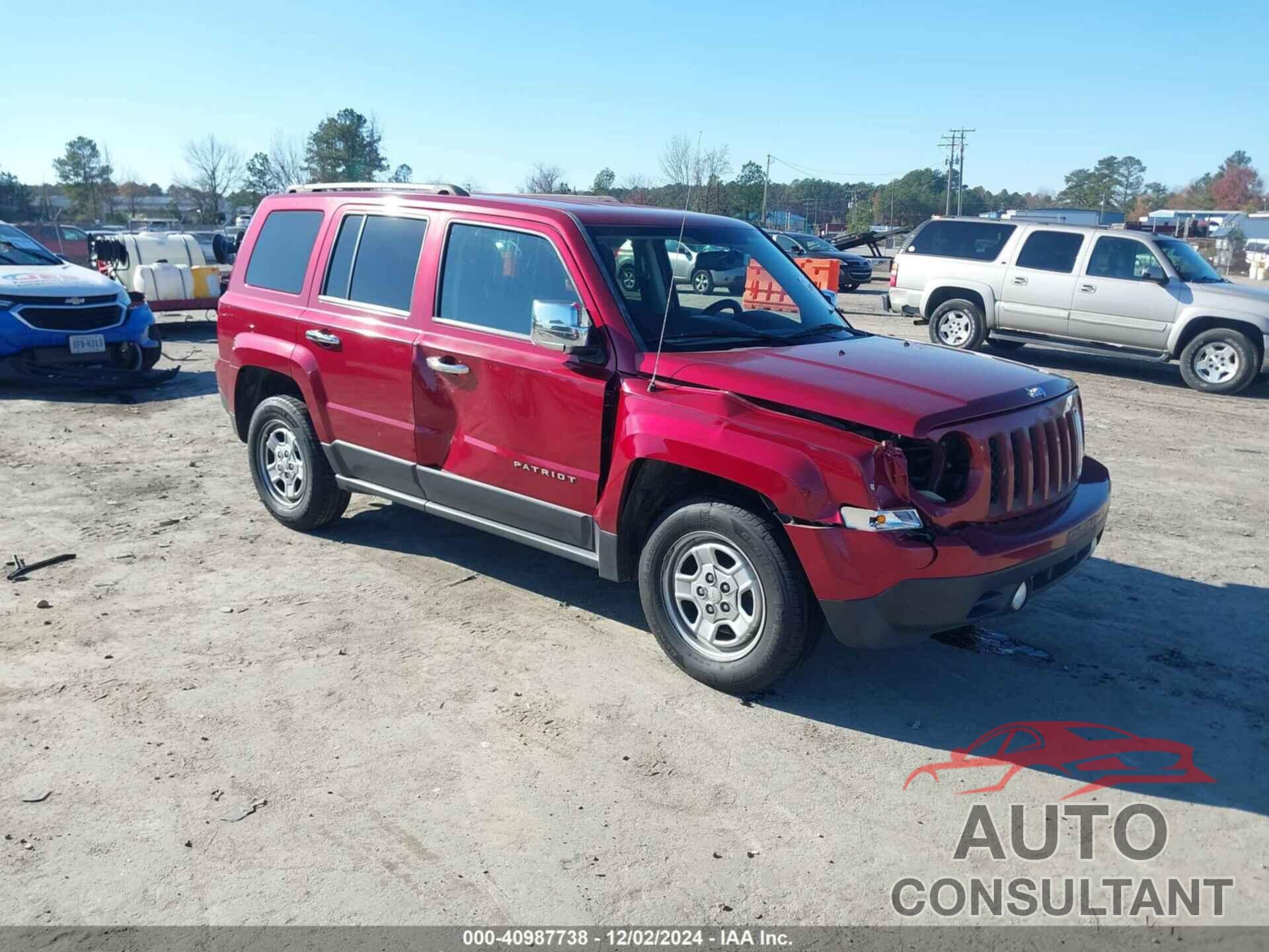 JEEP PATRIOT 2013 - 1C4NJPBB7DD223080