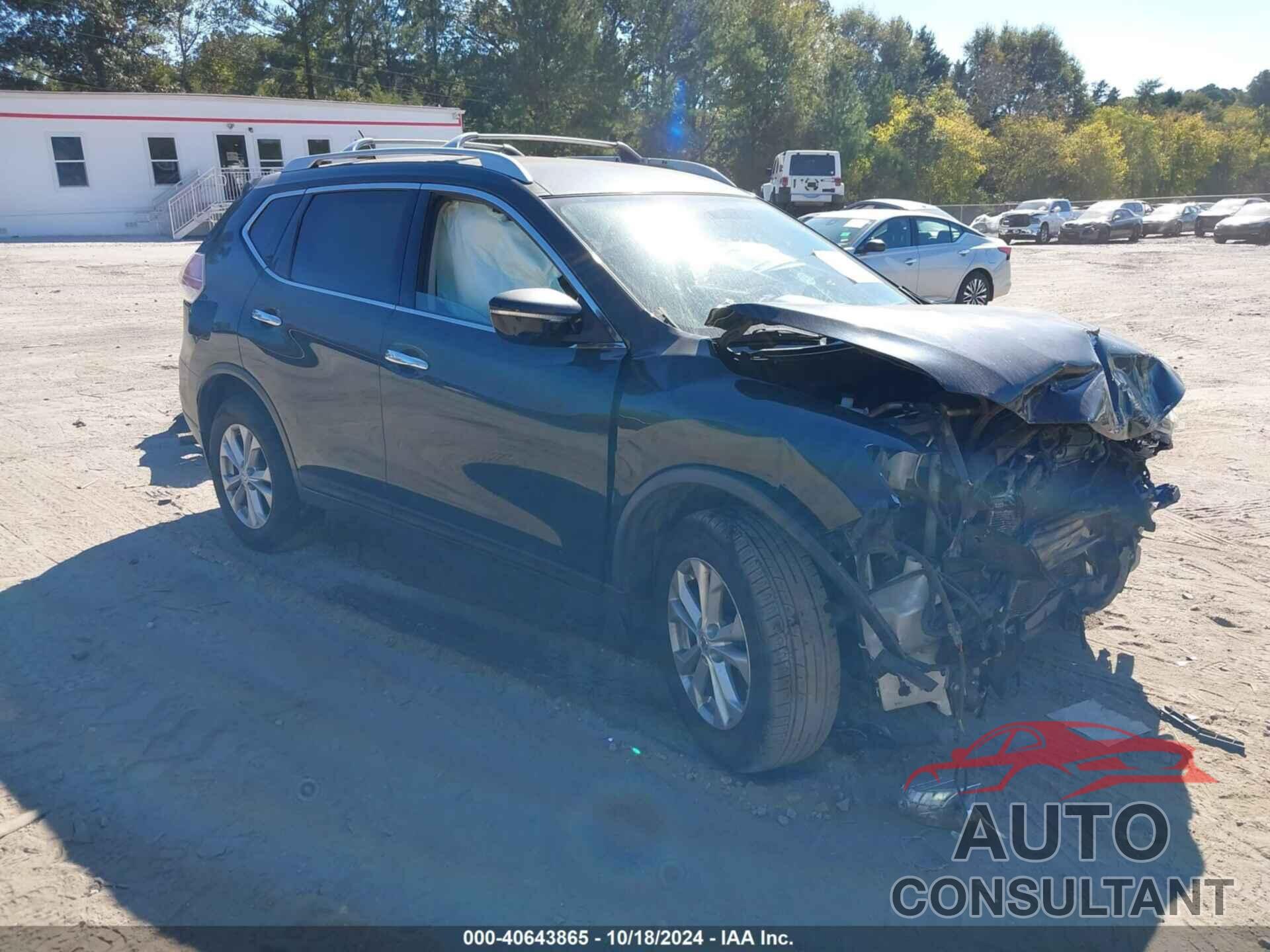 NISSAN ROGUE 2015 - KNMAT2MV0FP549257