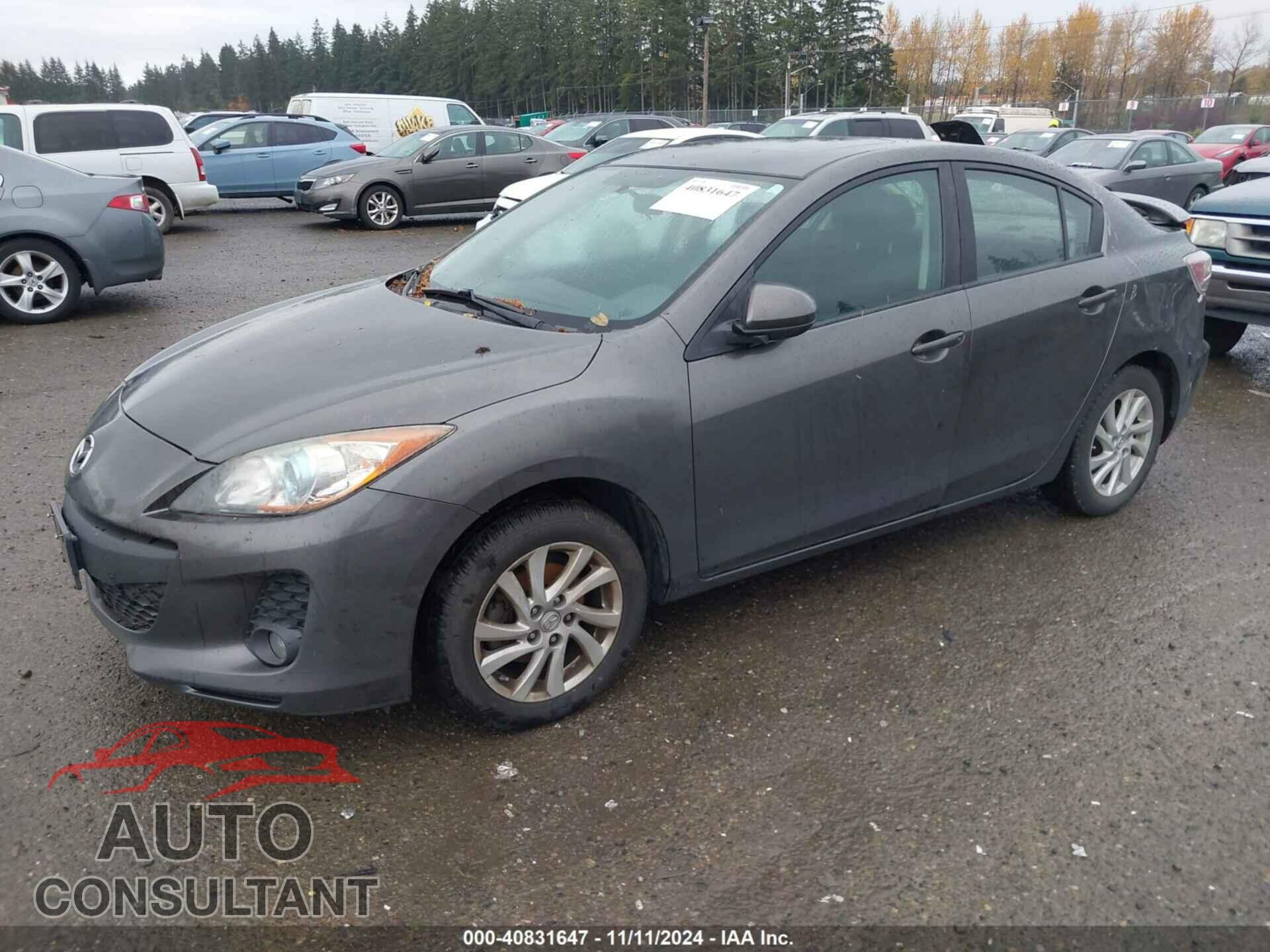 MAZDA MAZDA3 2012 - JM1BL1V89C1576558