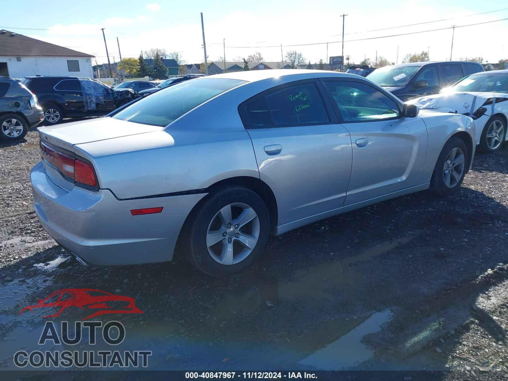 DODGE CHARGER 2012 - 2C3CDXBG0CH297764
