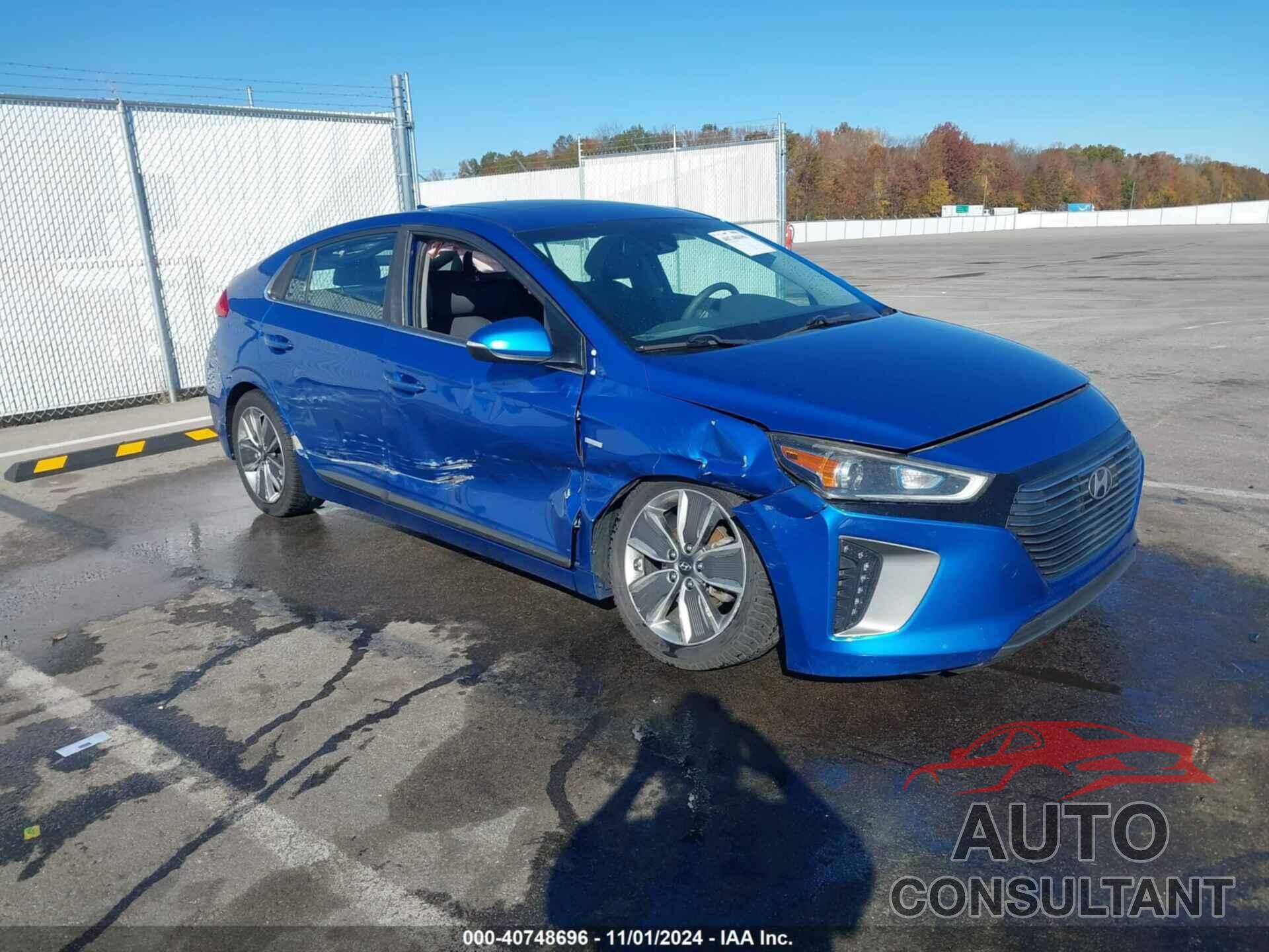 HYUNDAI IONIQ HYBRID 2018 - KMHC05LC7JU091760