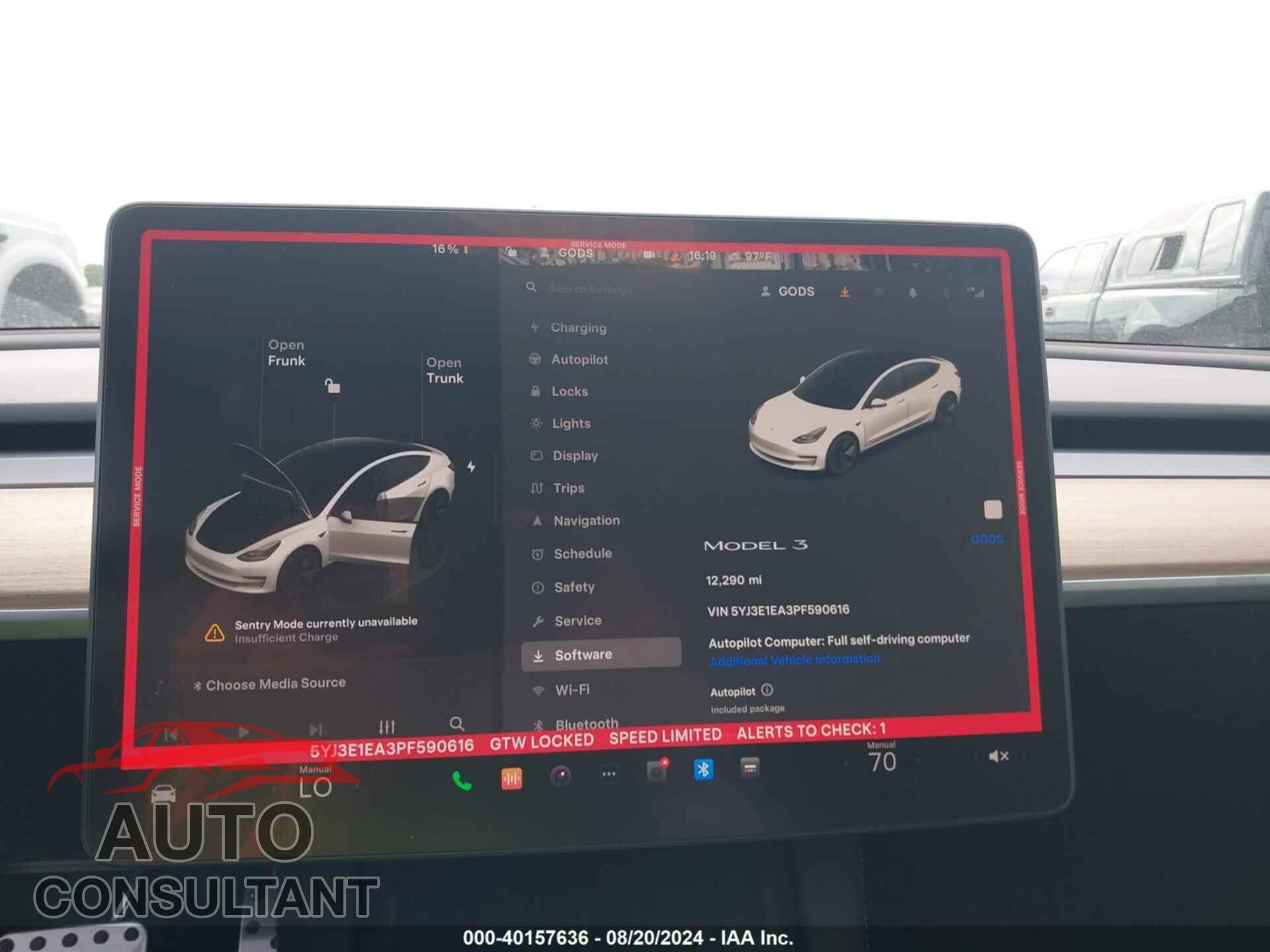 TESLA MODEL 3 2023 - 5YJ3E1EA3PF590616