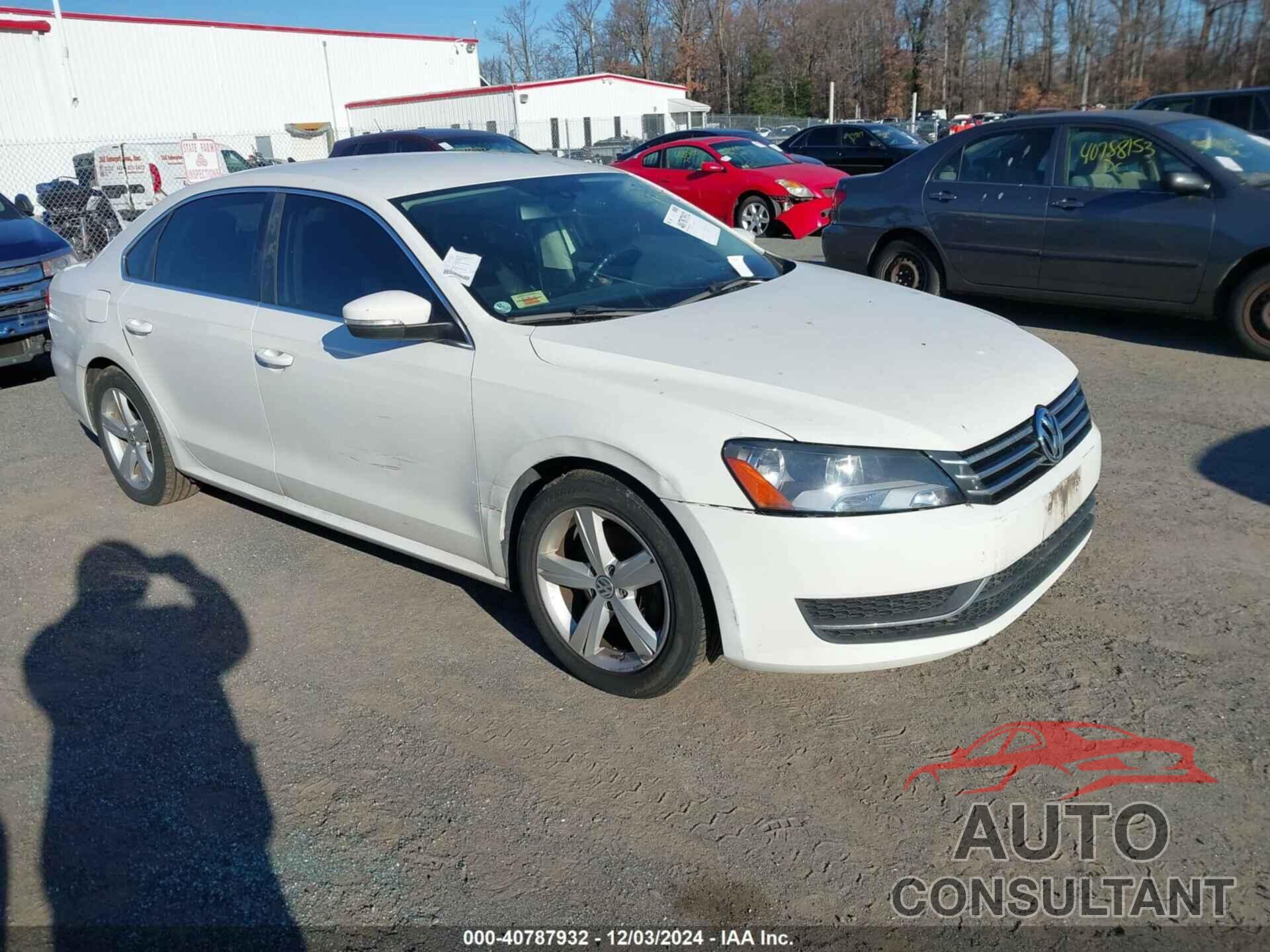 VOLKSWAGEN PASSAT 2013 - 1VWBP7A31DC095112