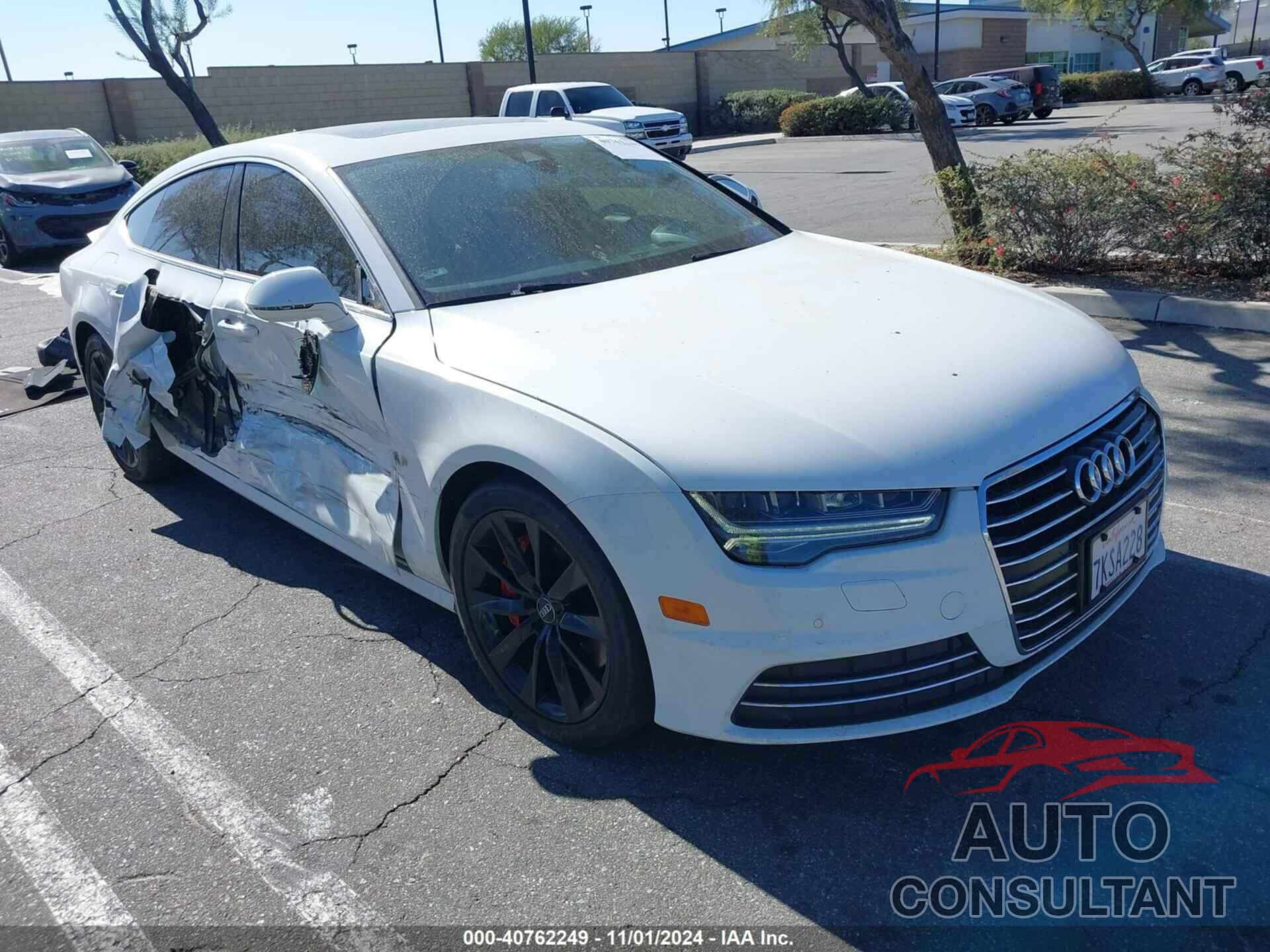 AUDI A7 2016 - WAU2GAFC5GN008729