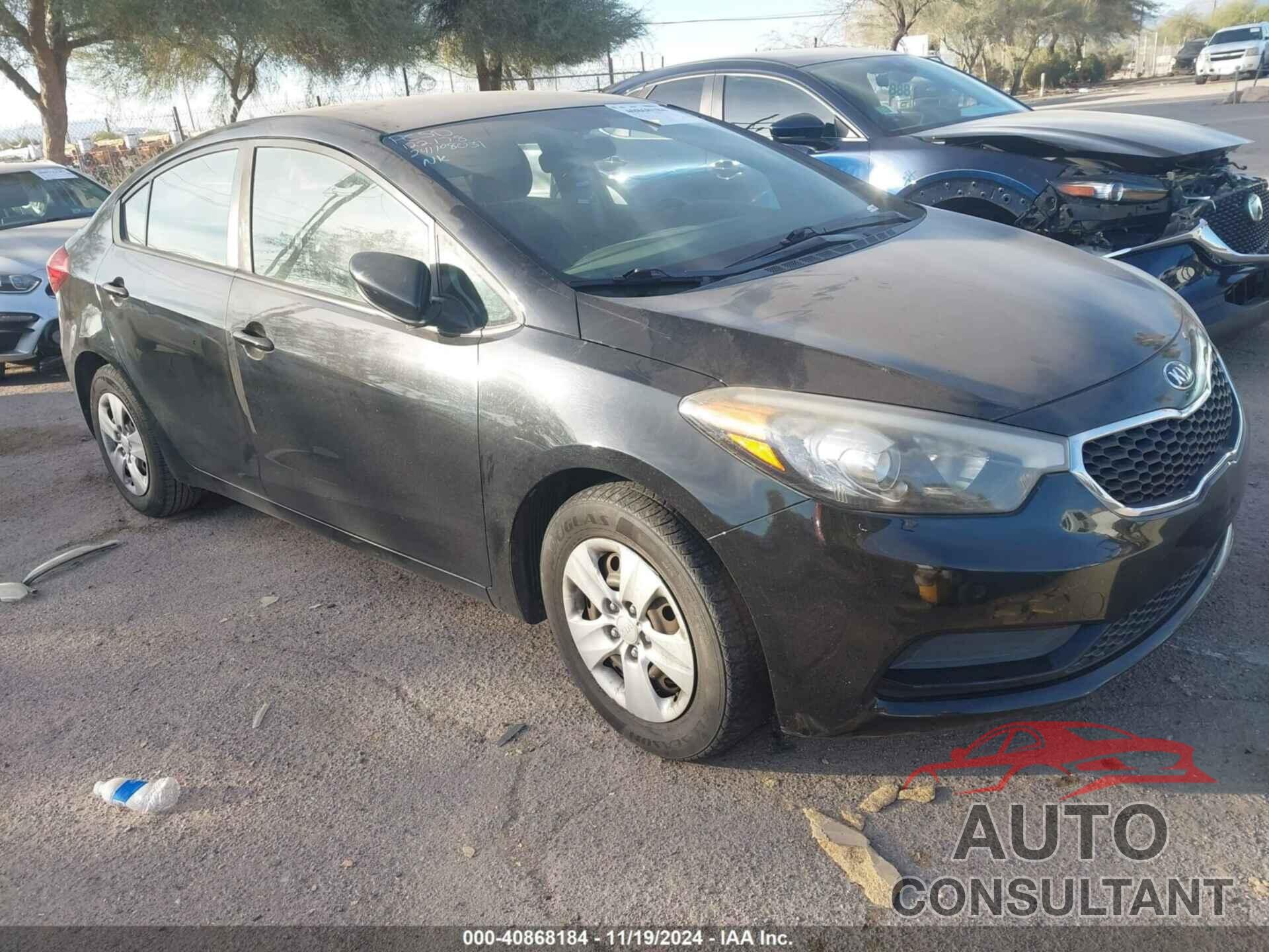 KIA FORTE 2014 - KNAFK4A60E5137087