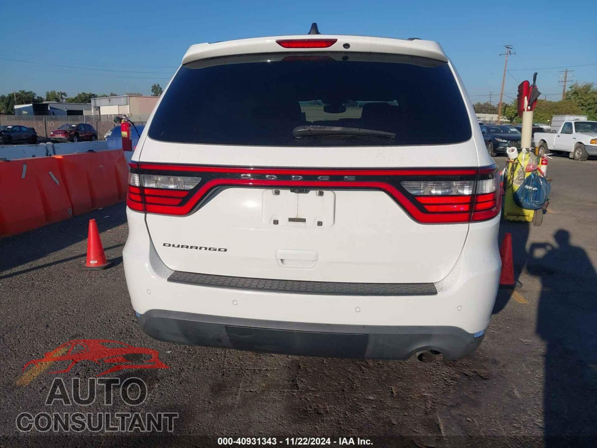 DODGE DURANGO 2019 - 1C4RDHAG5KC803393