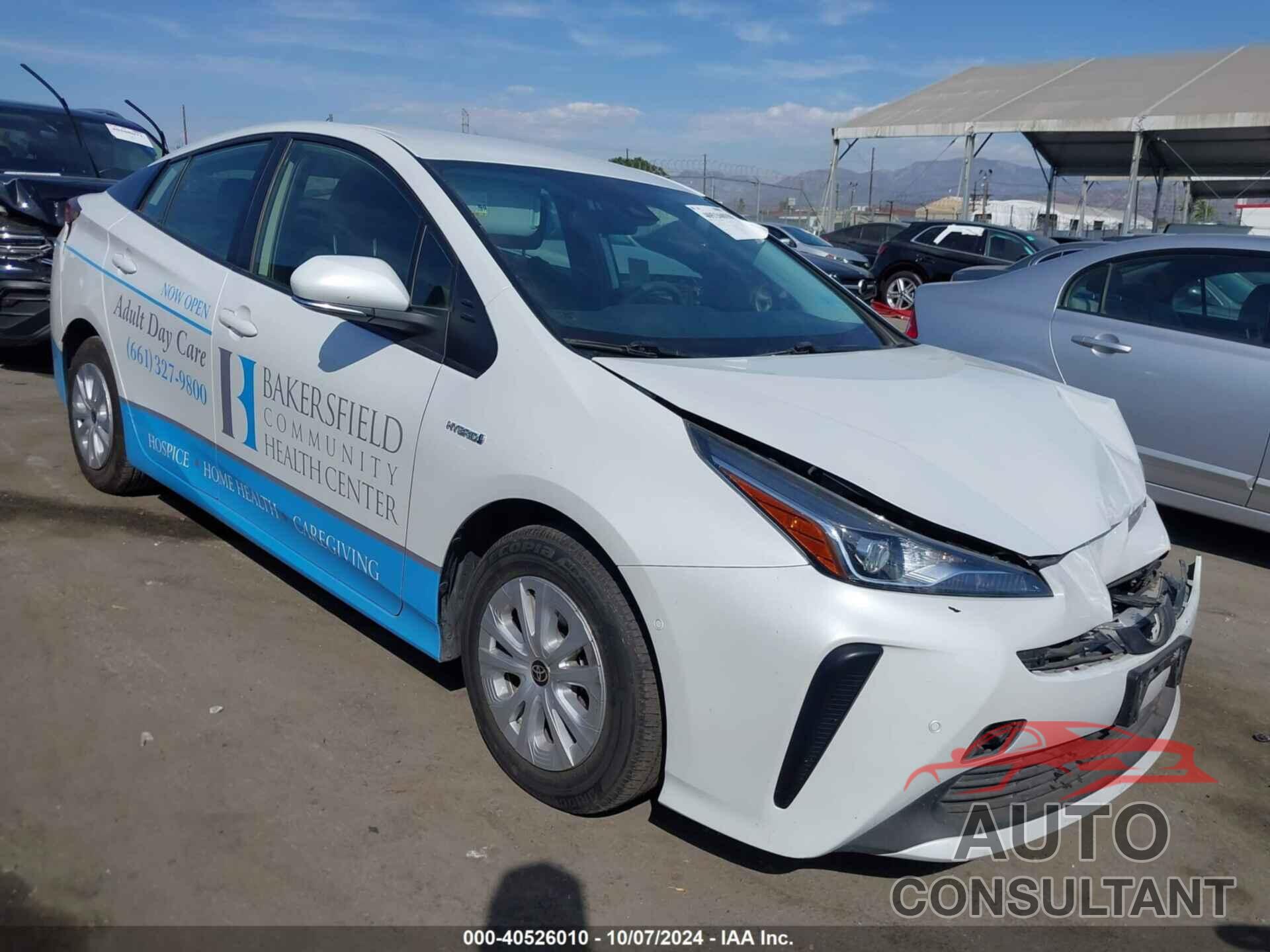 TOYOTA PRIUS 2021 - JTDKAMFU7M3135133