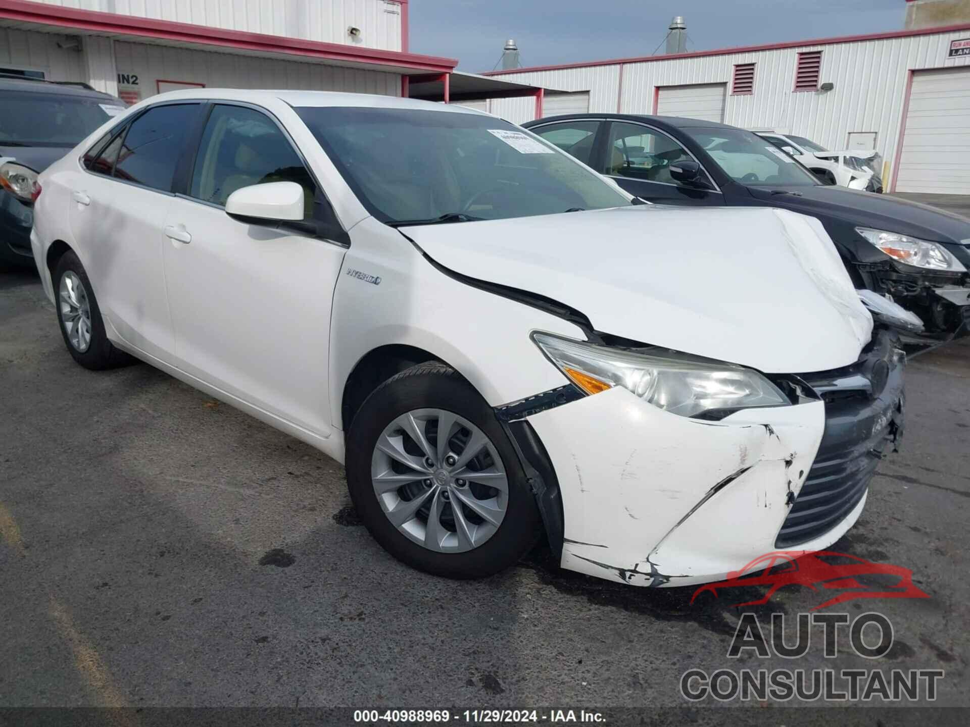 TOYOTA CAMRY HYBRID 2016 - 4T1BD1FK6GU185049