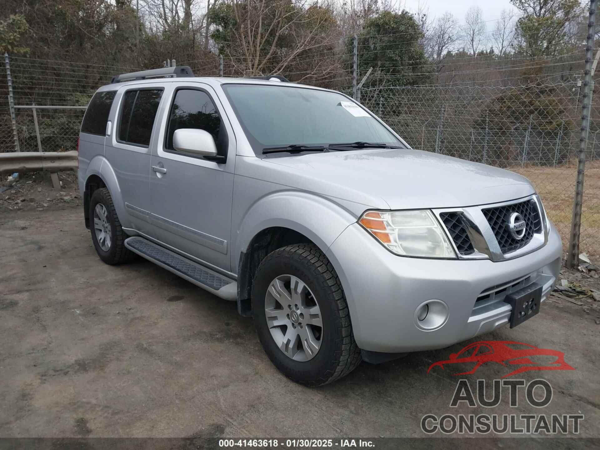 NISSAN PATHFINDER 2011 - 5N1AR1NB5BC605400