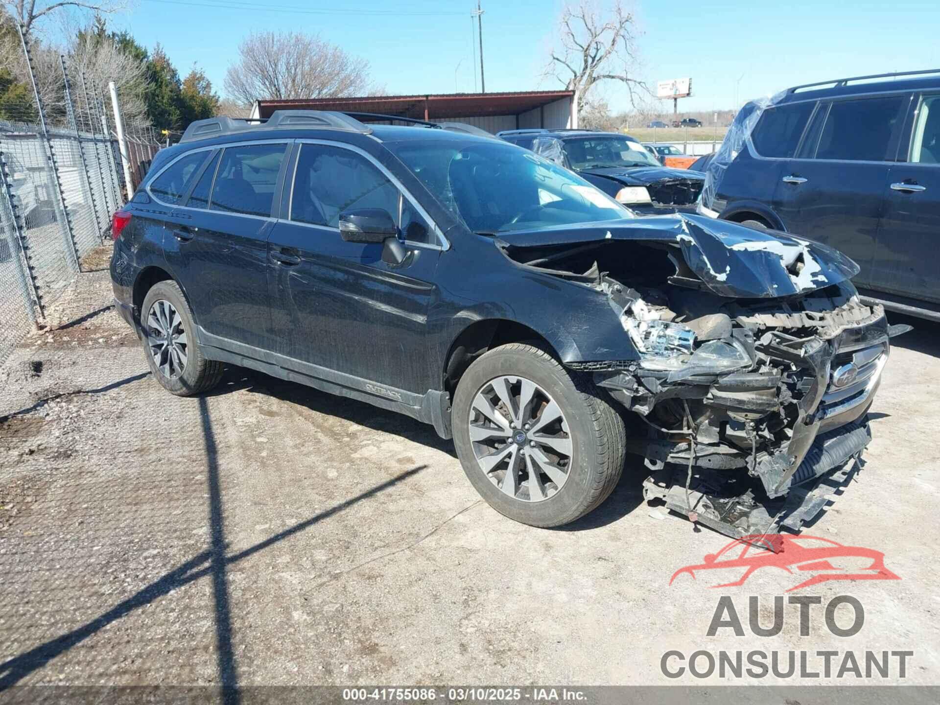 SUBARU OUTBACK 2015 - 4S4BSANC2F3310472