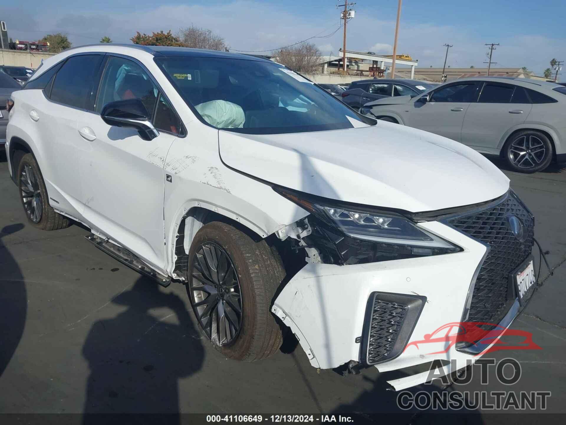 LEXUS RX 450H 2022 - 2T2YGMDA7NC094654