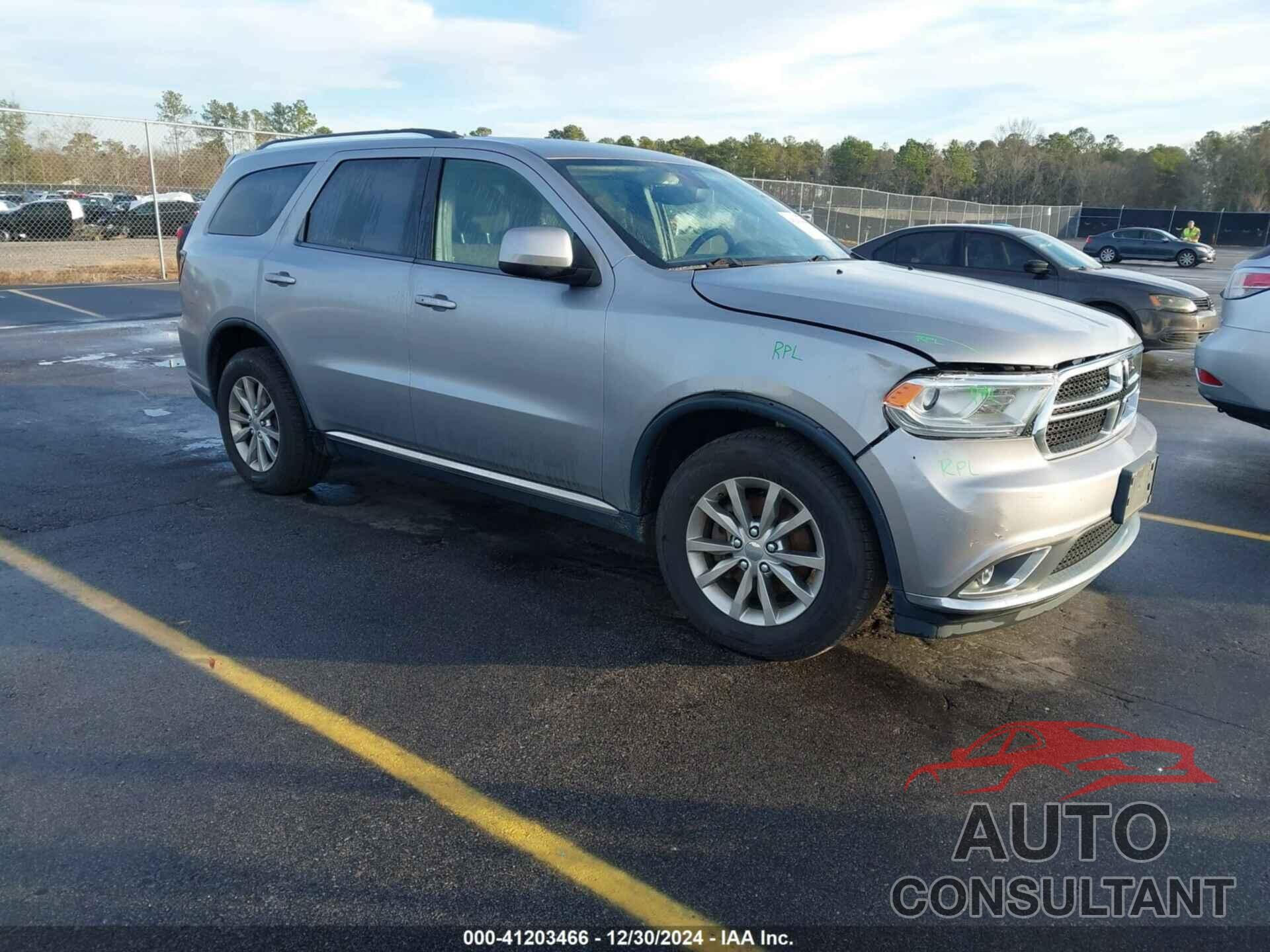 DODGE DURANGO 2018 - 1C4RDJAG0JC276305