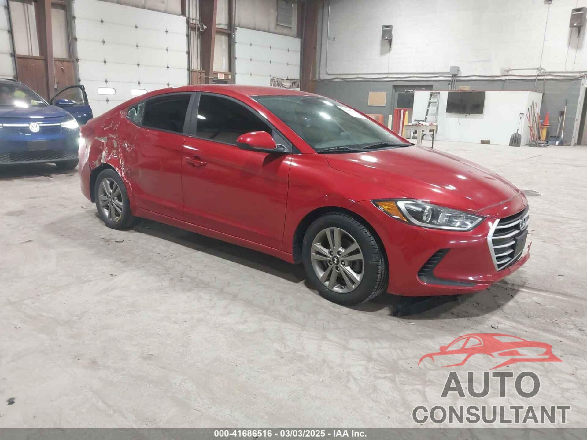 HYUNDAI ELANTRA 2017 - 5NPD84LF6HH154809