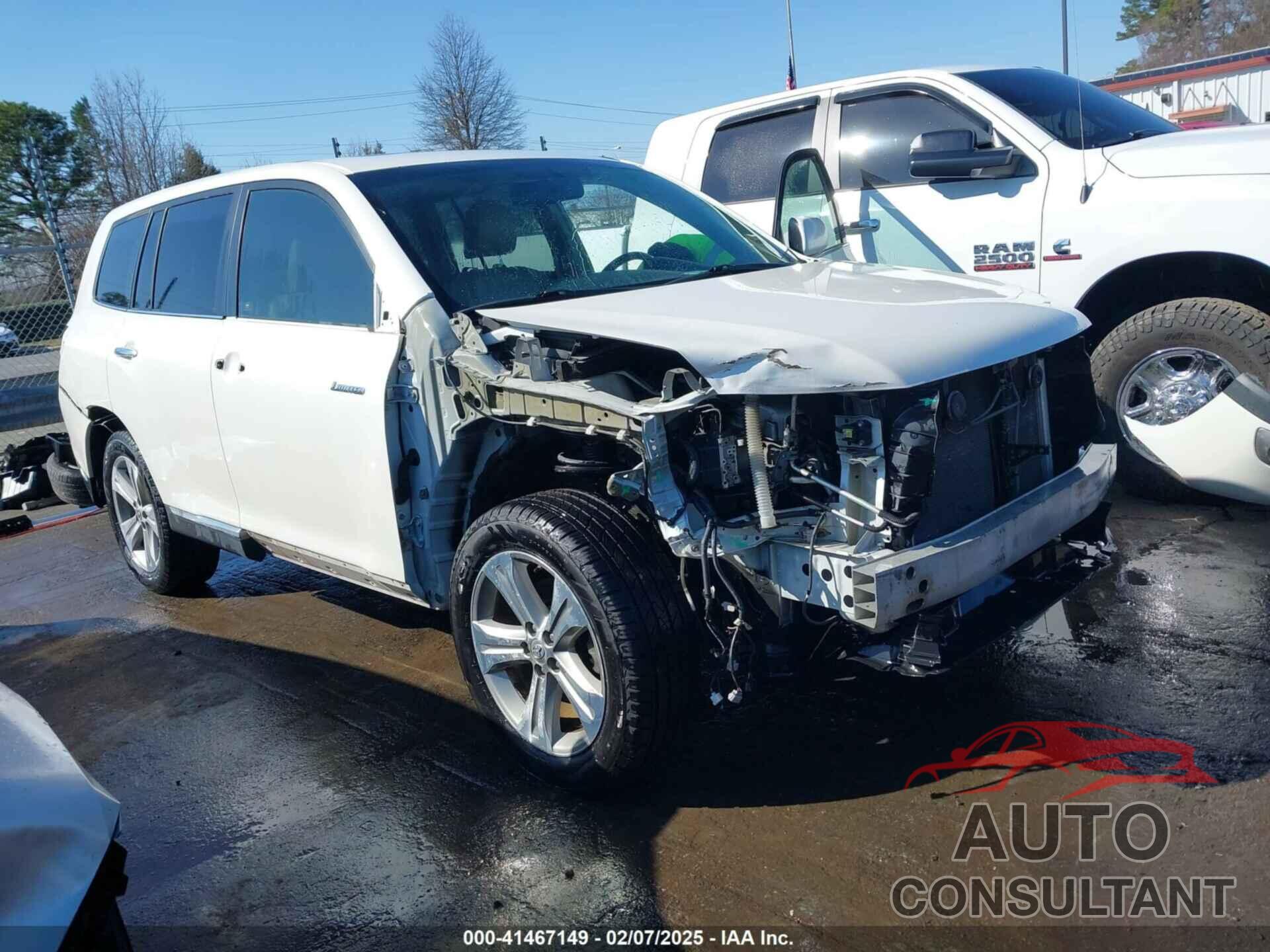 TOYOTA HIGHLANDER 2013 - 5TDYK3EH1DS100561