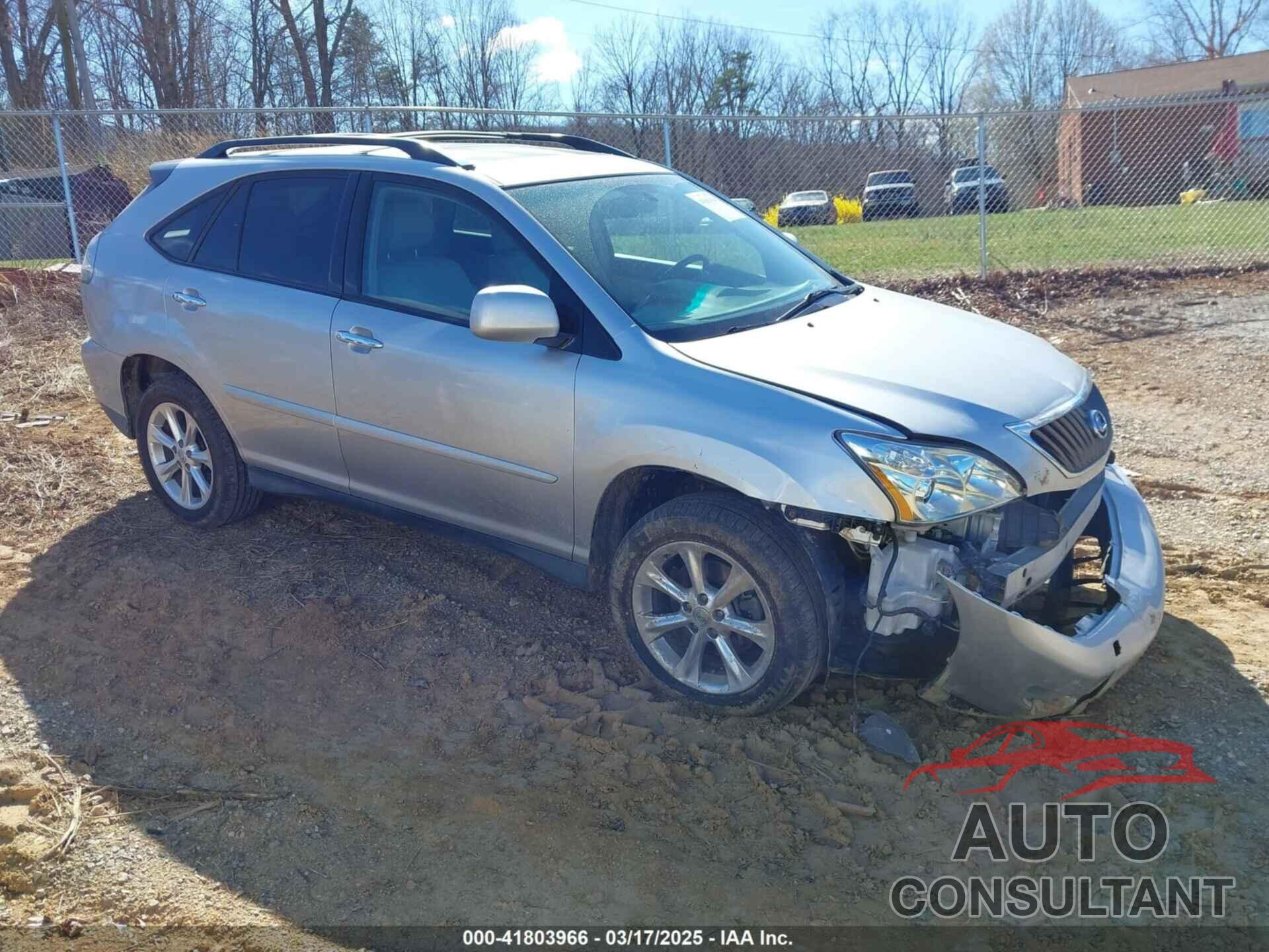 LEXUS RX 350 2009 - 2T2HK31U99C119244