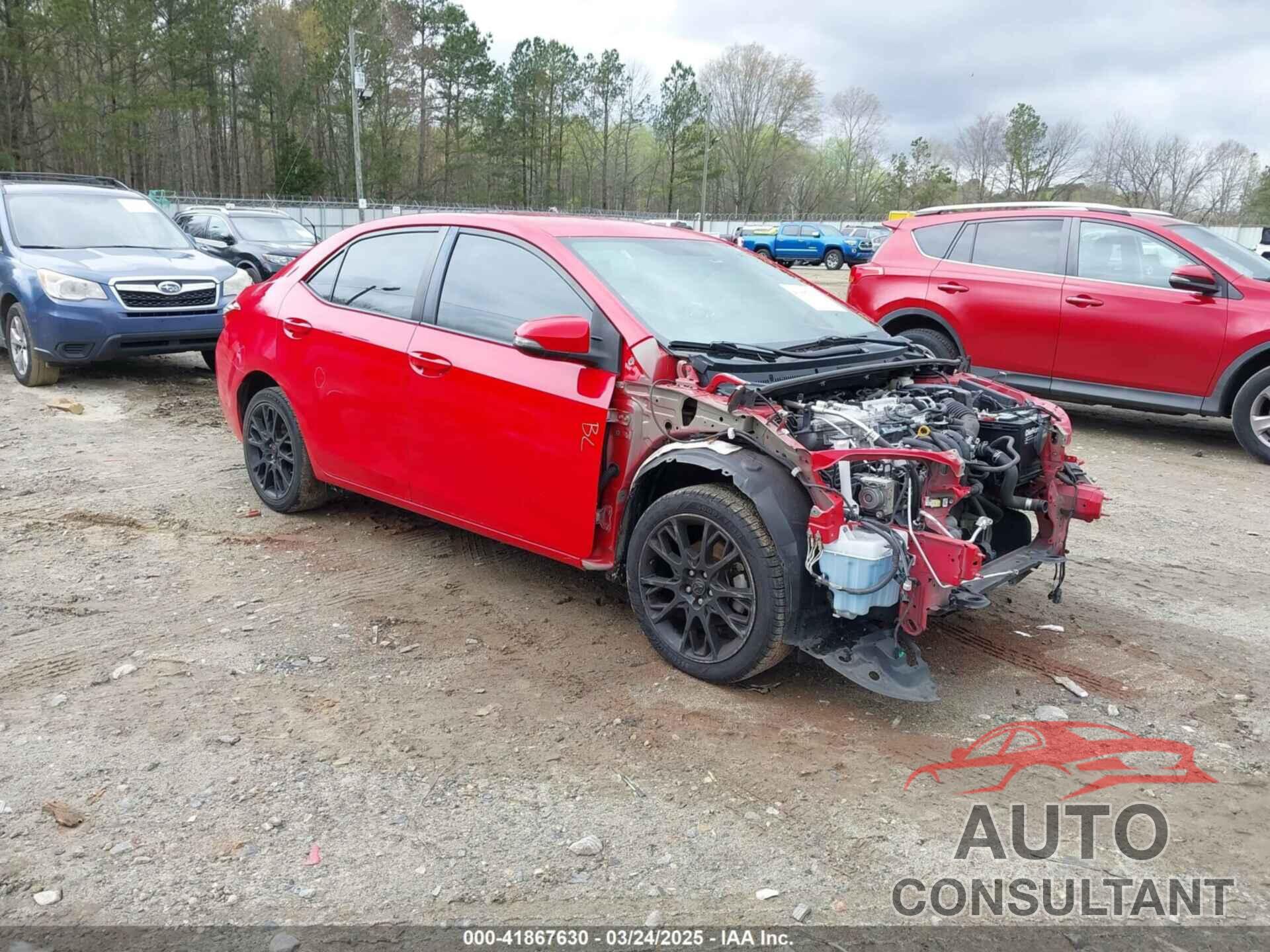 TOYOTA COROLLA 2016 - 2T1BURHE2GC540595