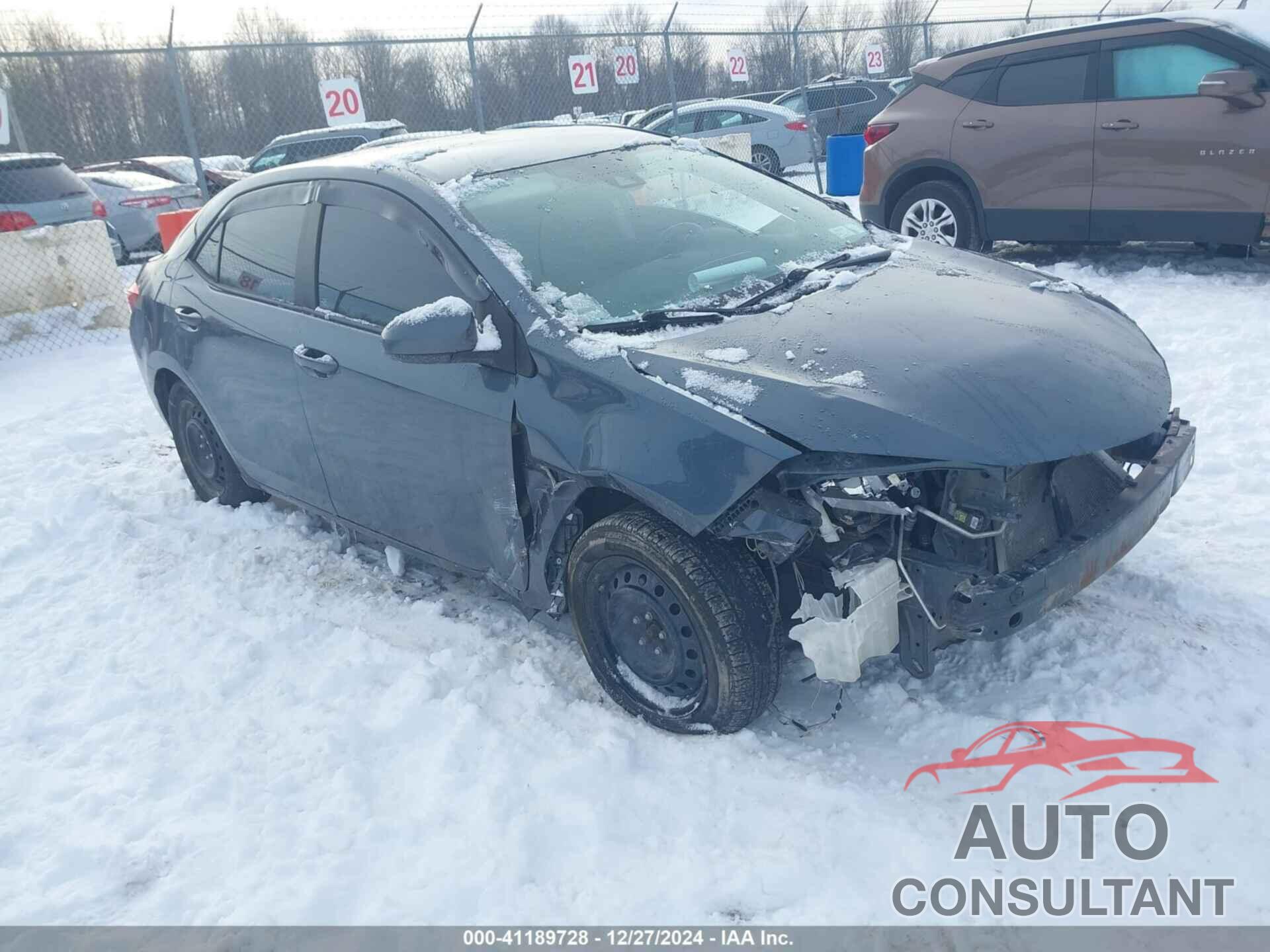 TOYOTA COROLLA 2018 - 2T1BURHE9JC966081