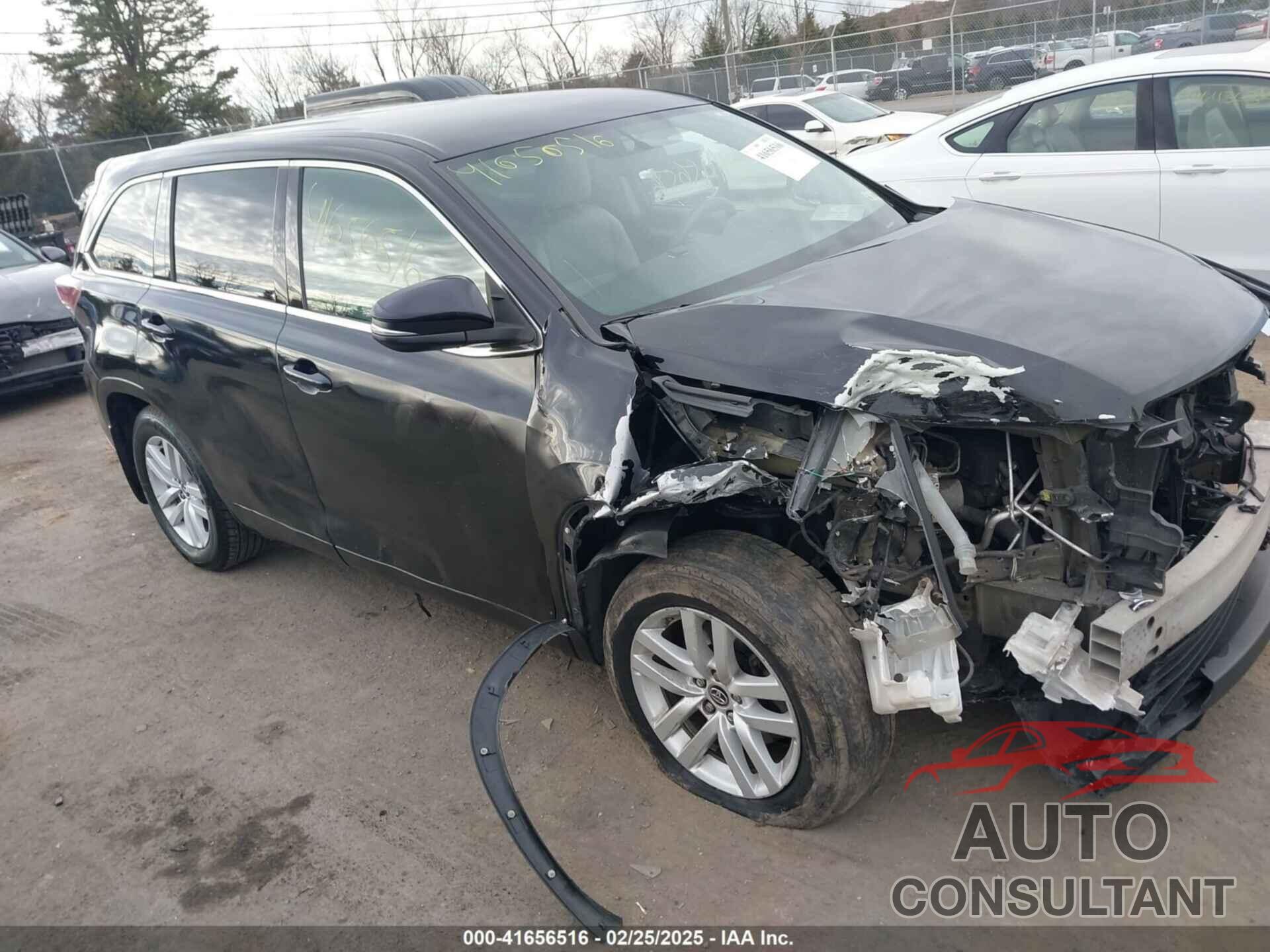 TOYOTA HIGHLANDER 2016 - 5TDBKRFH7GS272380