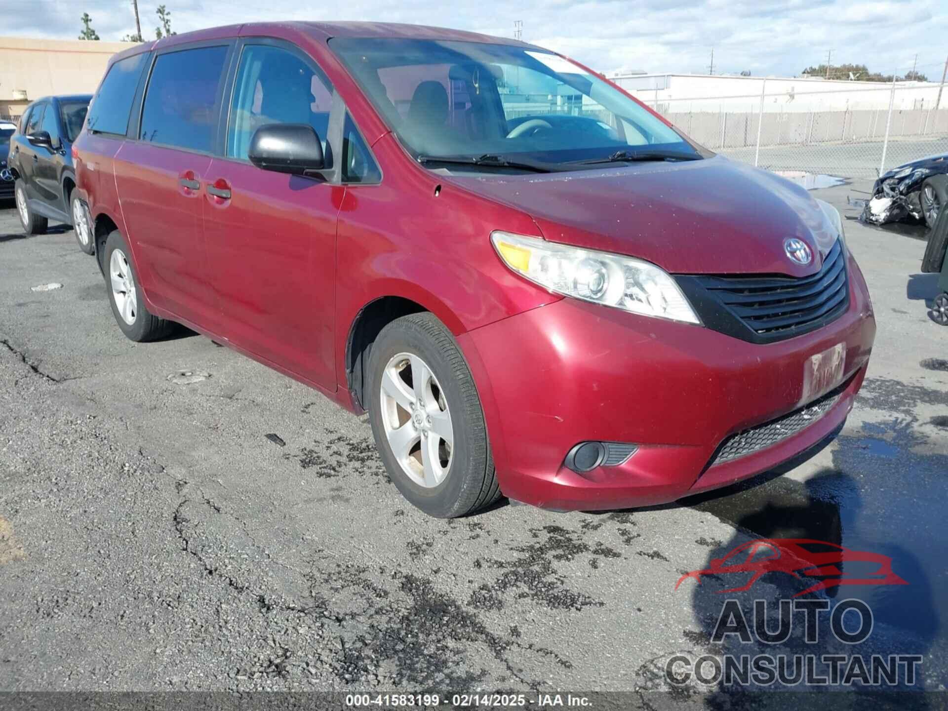 TOYOTA SIENNA 2011 - 5TDKA3DC6BS005067