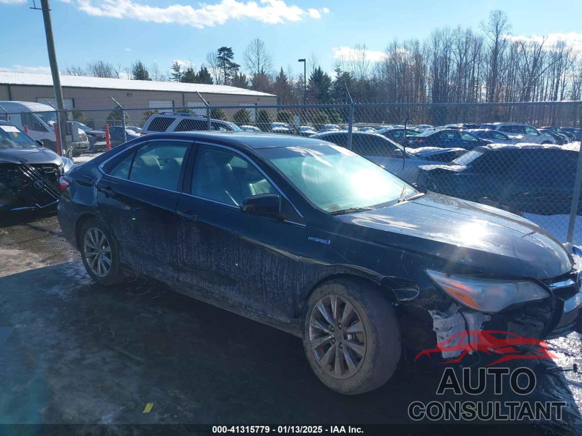 TOYOTA CAMRY HYBRID 2017 - 4T1BD1FK9HU203089