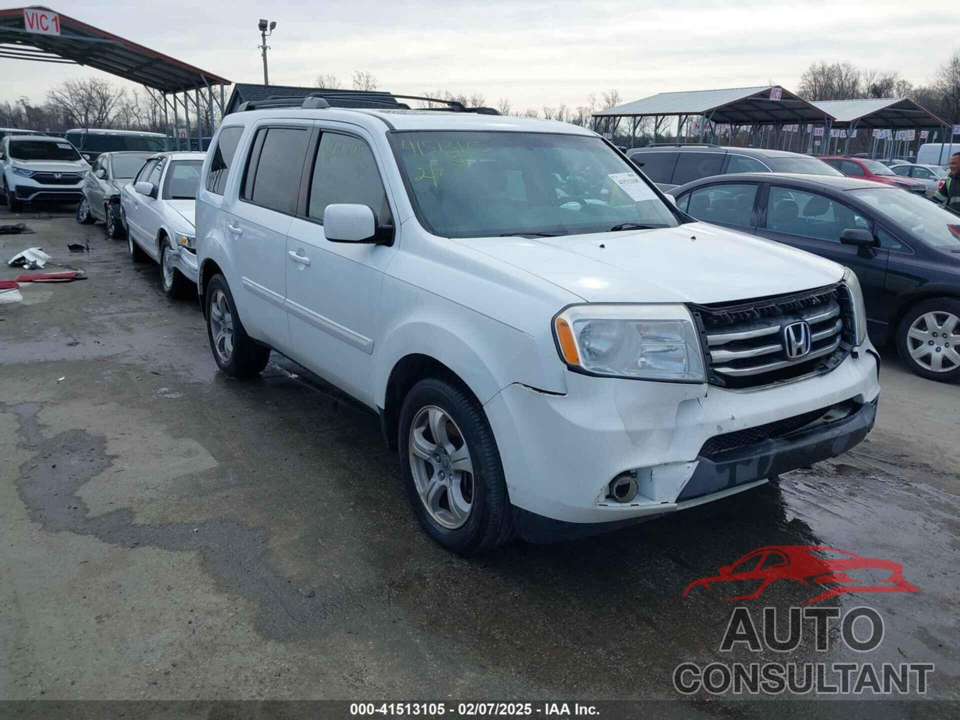 HONDA PILOT 2012 - 5FNYF4H7XCB070718