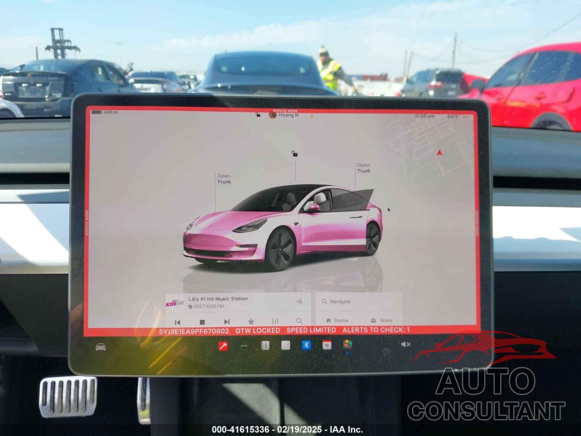 TESLA MODEL 3 2023 - 5YJ3E1EA9PF670602