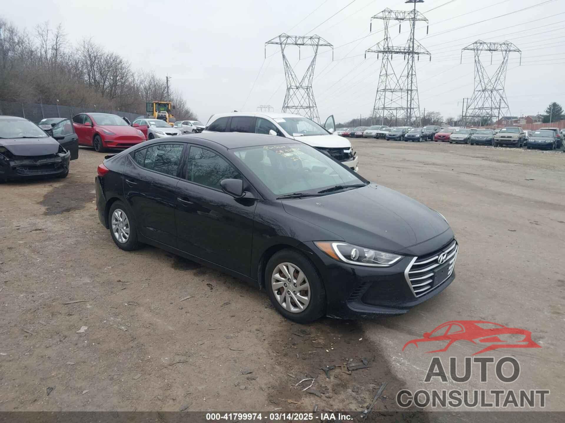 HYUNDAI ELANTRA 2017 - 5NPD74LF1HH210562