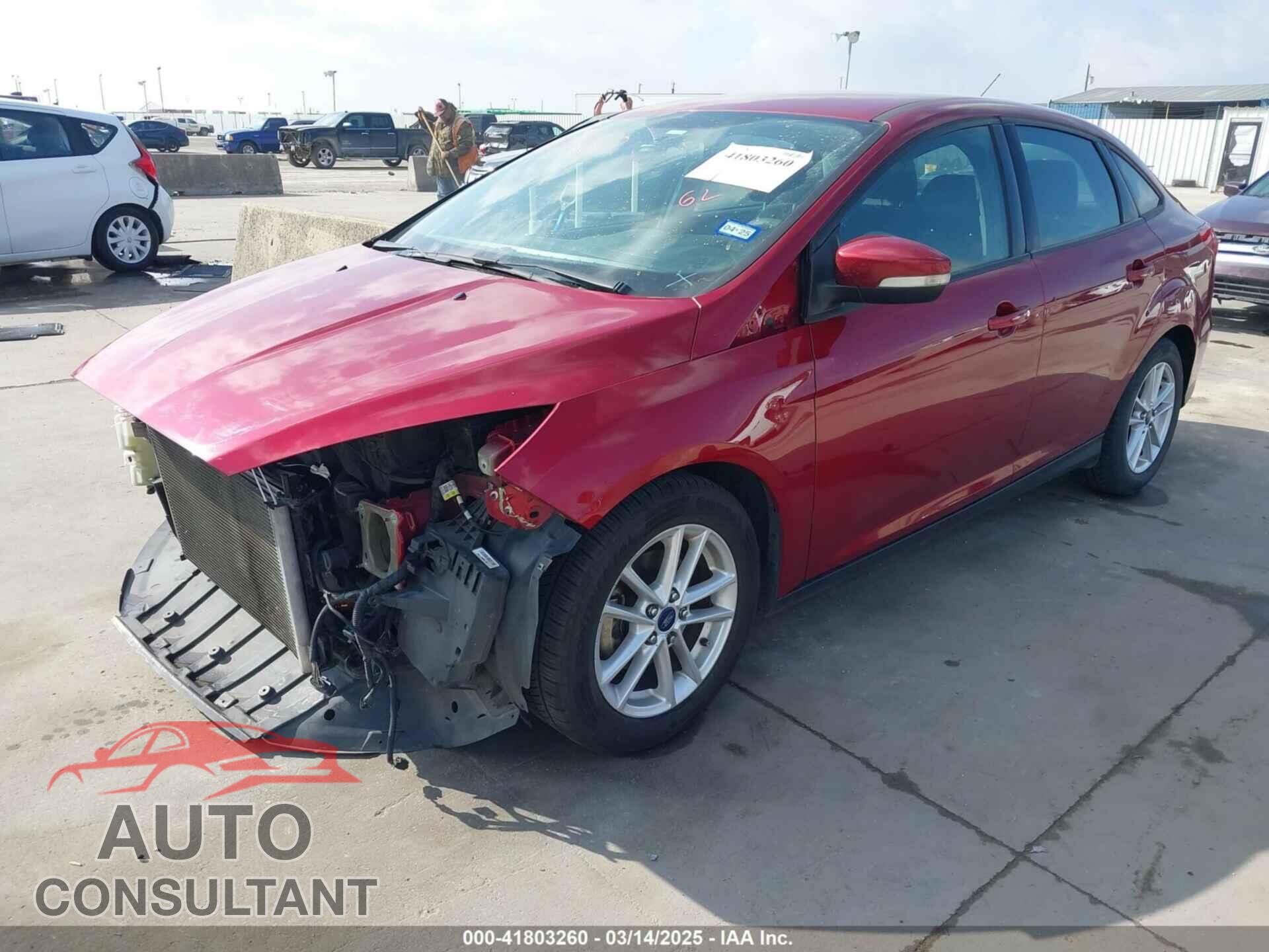 FORD FOCUS 2015 - 1FADP3F27FL280875