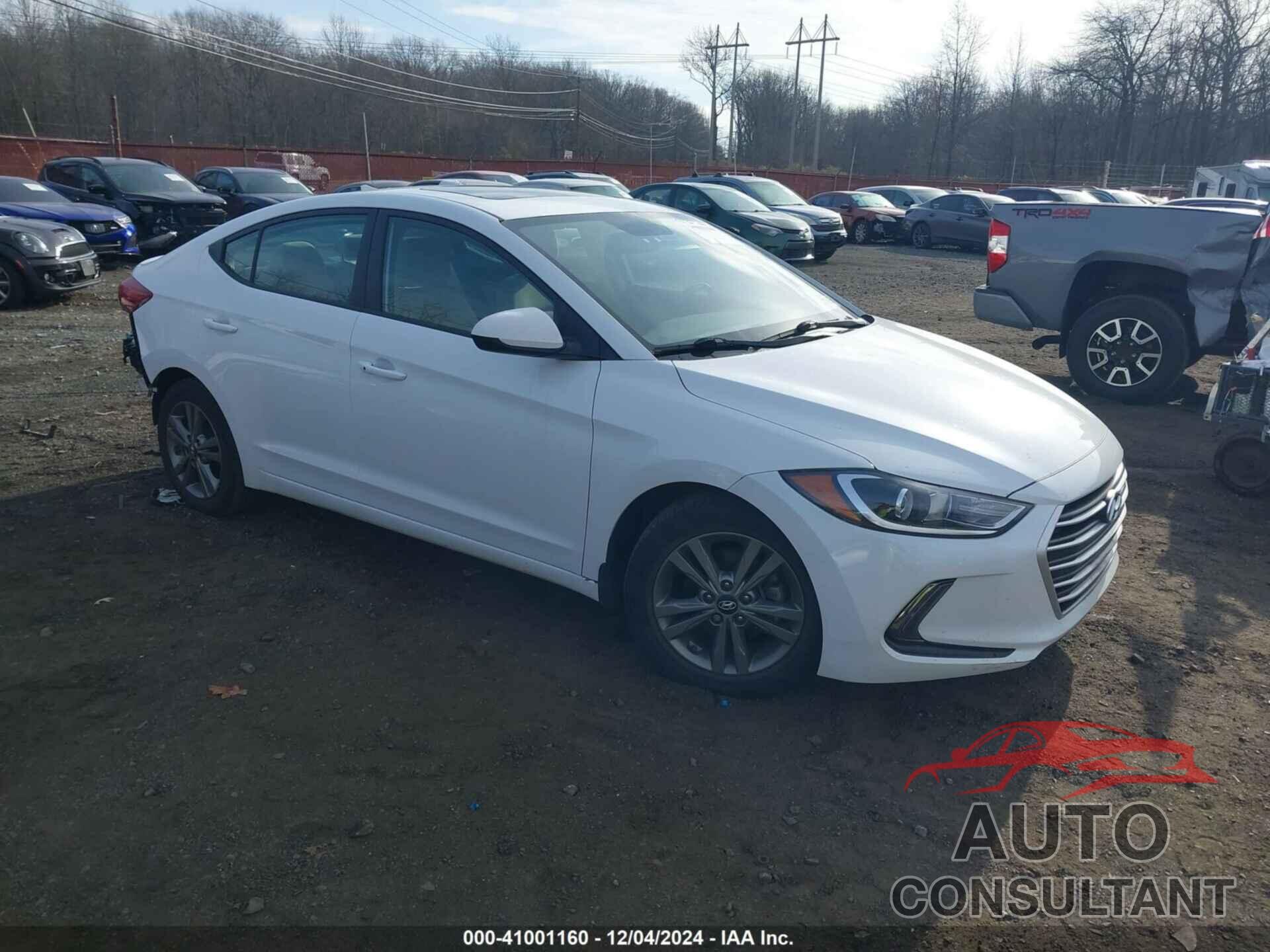 HYUNDAI ELANTRA 2018 - 5NPD84LF5JH264501
