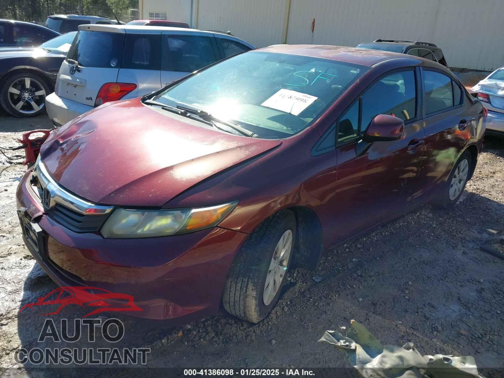 HONDA CIVIC 2012 - 2HGFB2F57CH606061