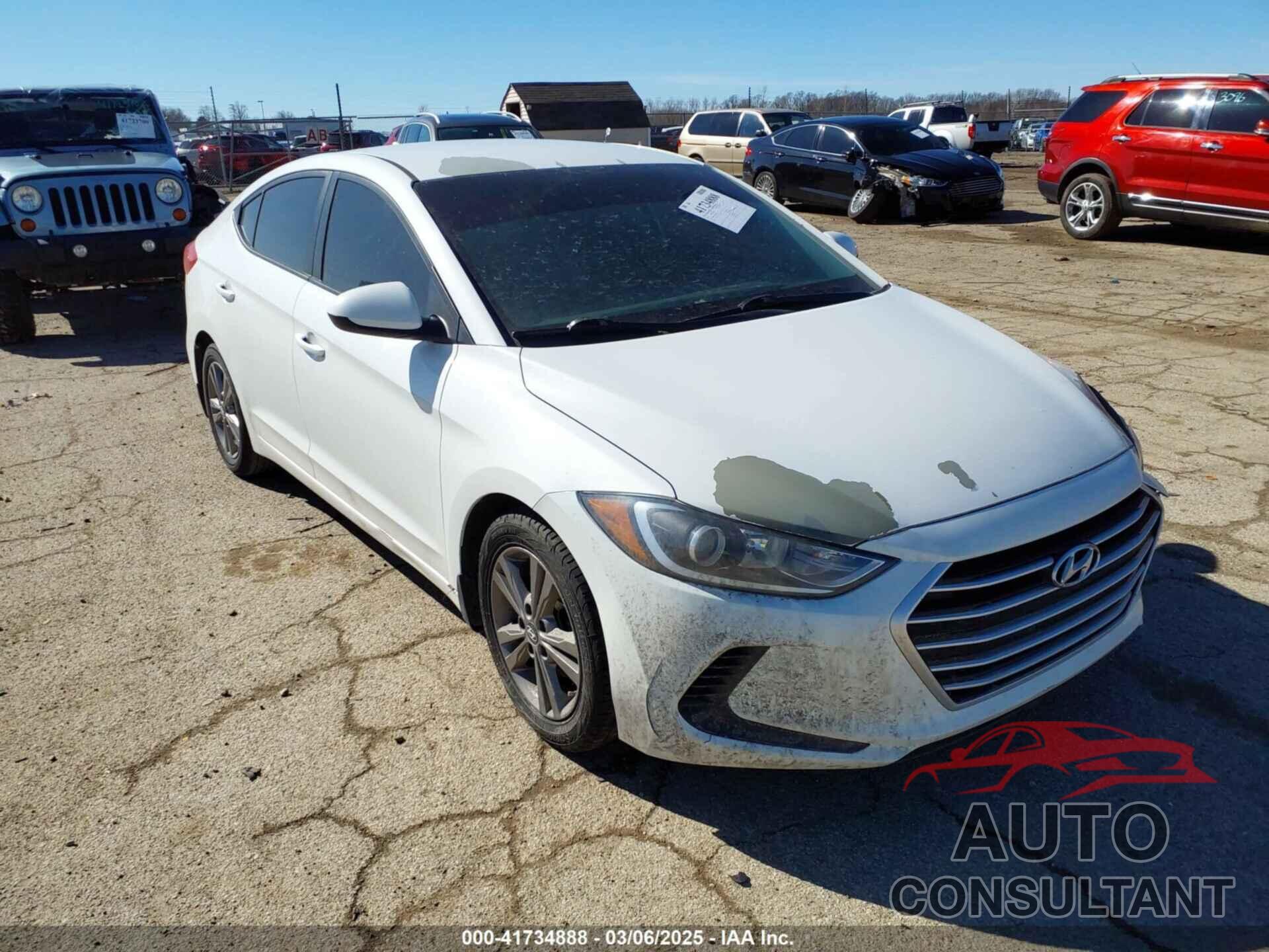 HYUNDAI ELANTRA 2017 - 5NPD84LF4HH001796