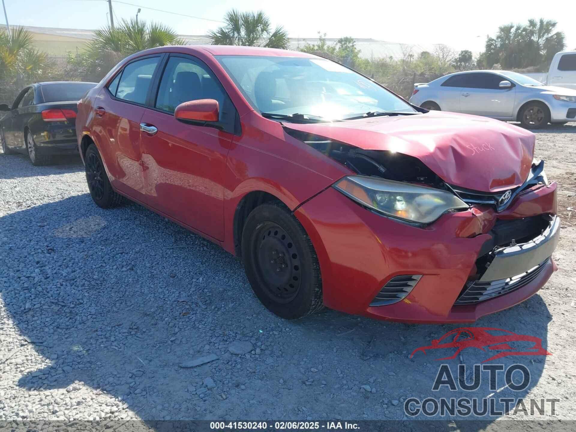 TOYOTA COROLLA 2015 - 2T1BURHE3FC312278