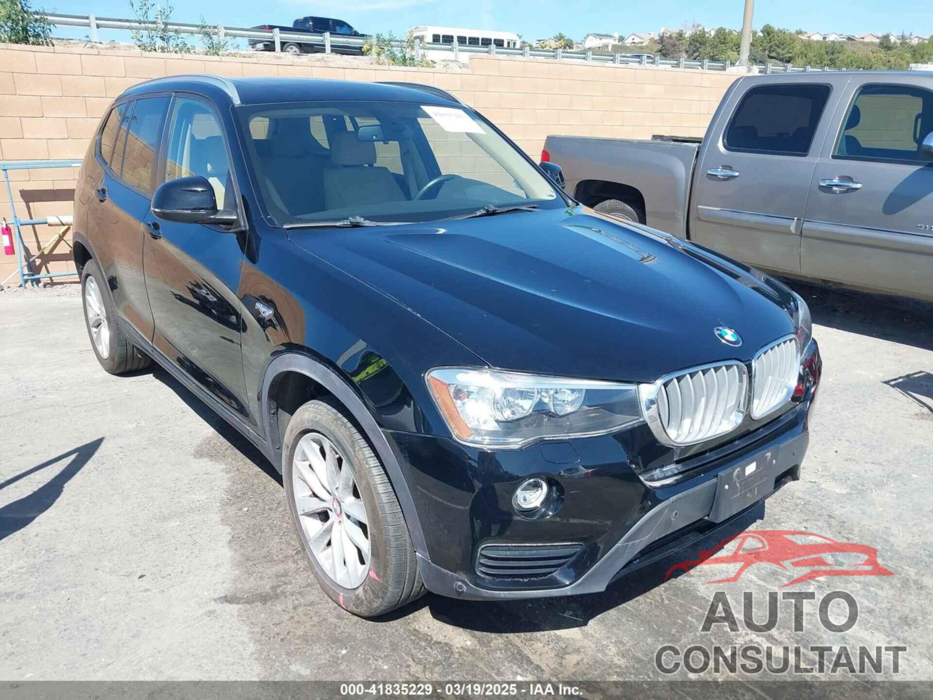 BMW X3 2017 - 5UXWX9C54H0D99087