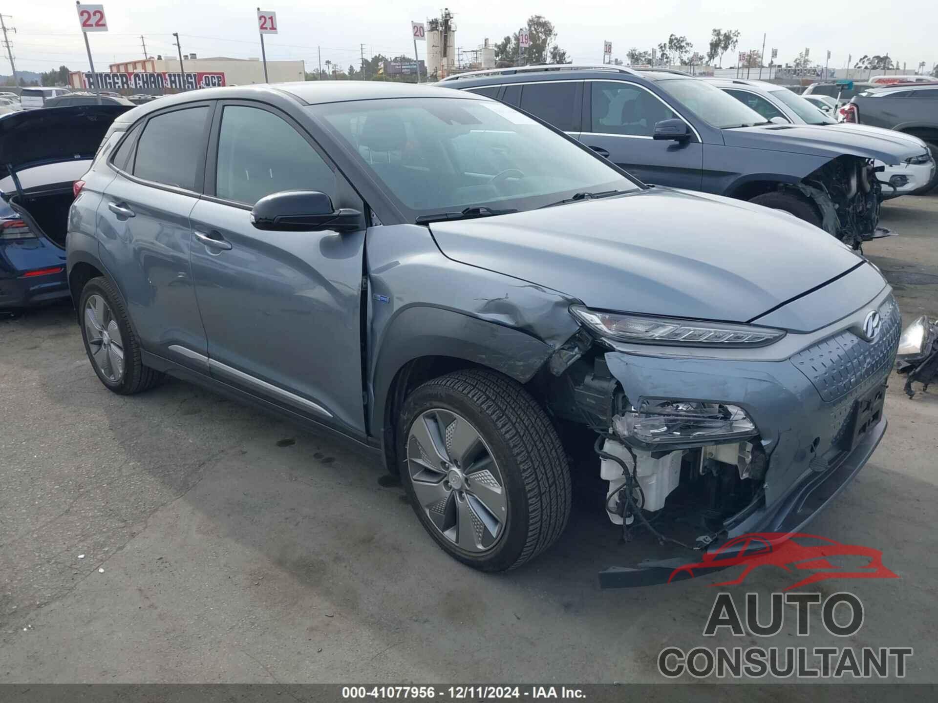 HYUNDAI KONA EV 2019 - KM8K23AG8KU048529
