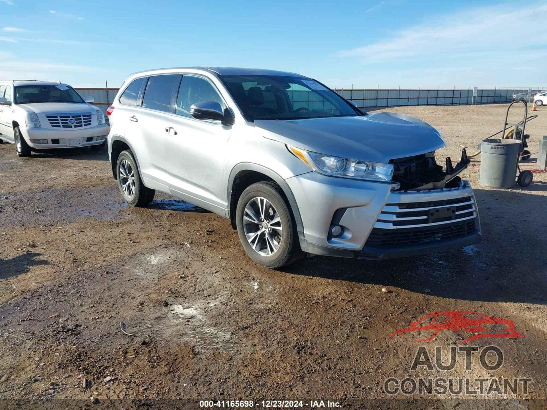 TOYOTA HIGHLANDER 2017 - 5TDZZRFH5HS189512