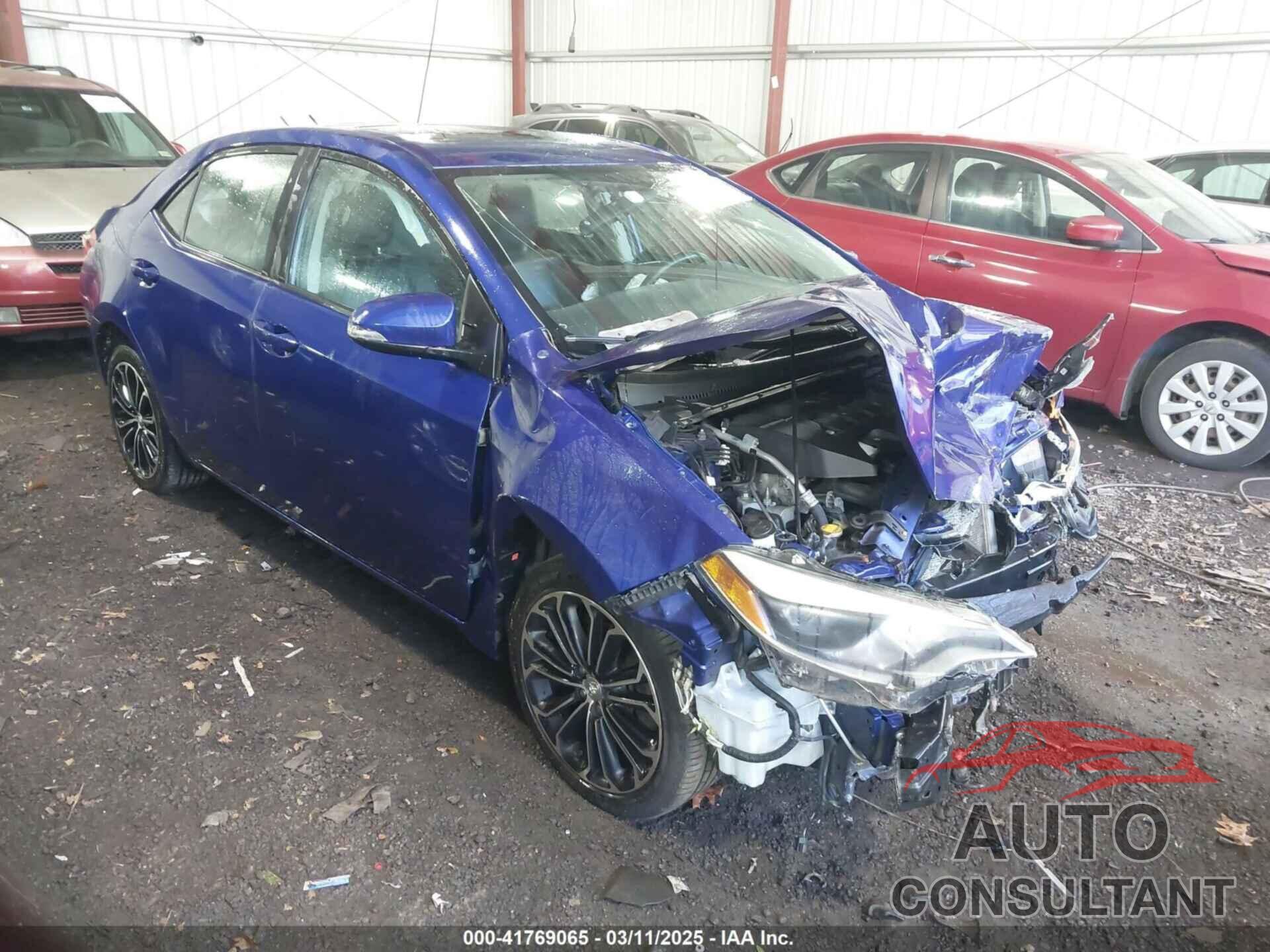 TOYOTA COROLLA 2015 - 2T1BURHE7FC385394
