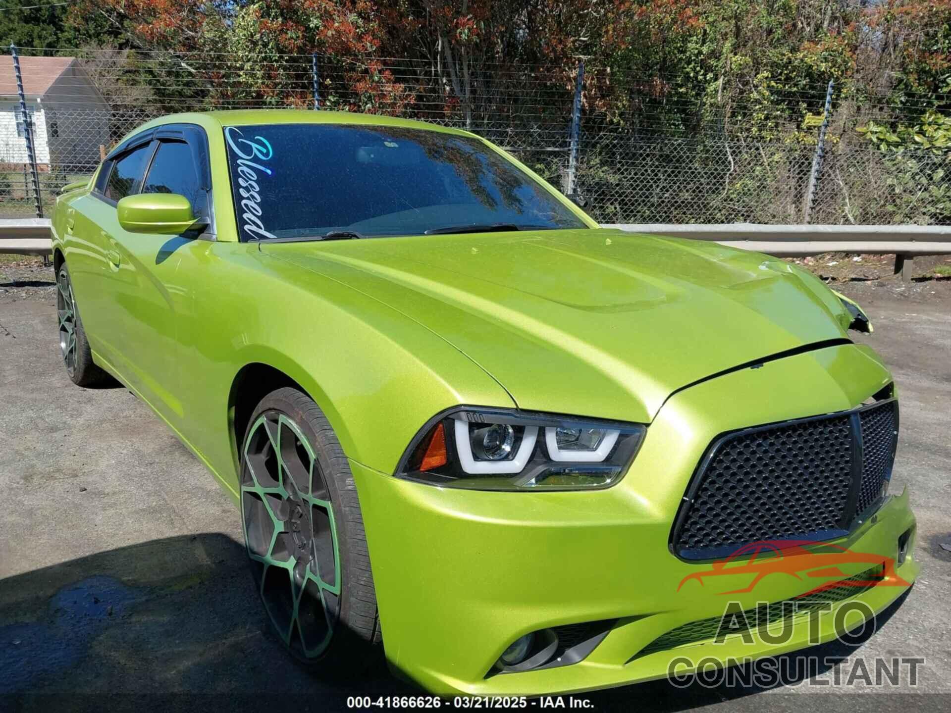 DODGE CHARGER 2012 - 2C3CDXAG9CH262898