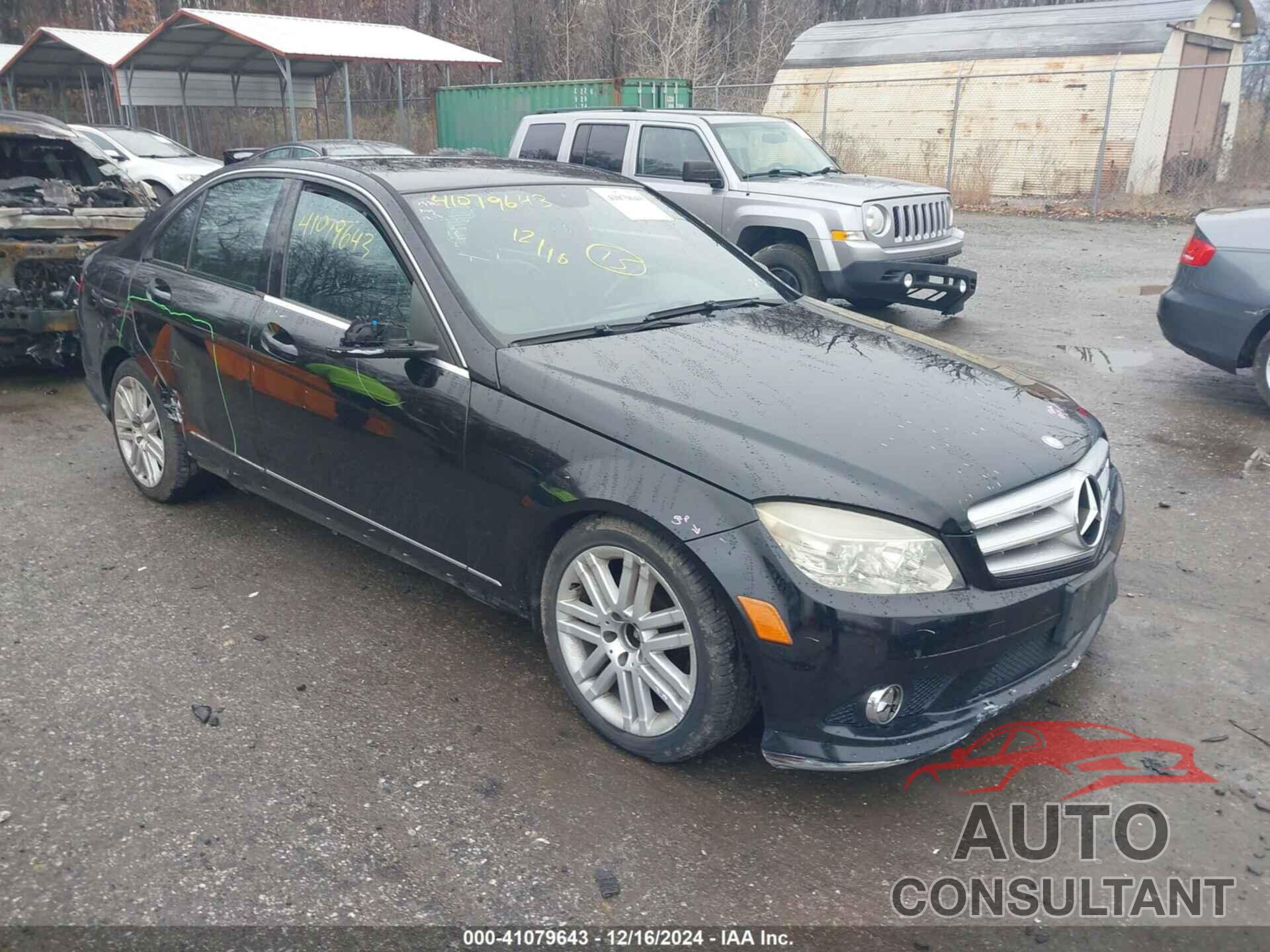 MERCEDES-BENZ C 300 2010 - WDDGF8BB9AR096109