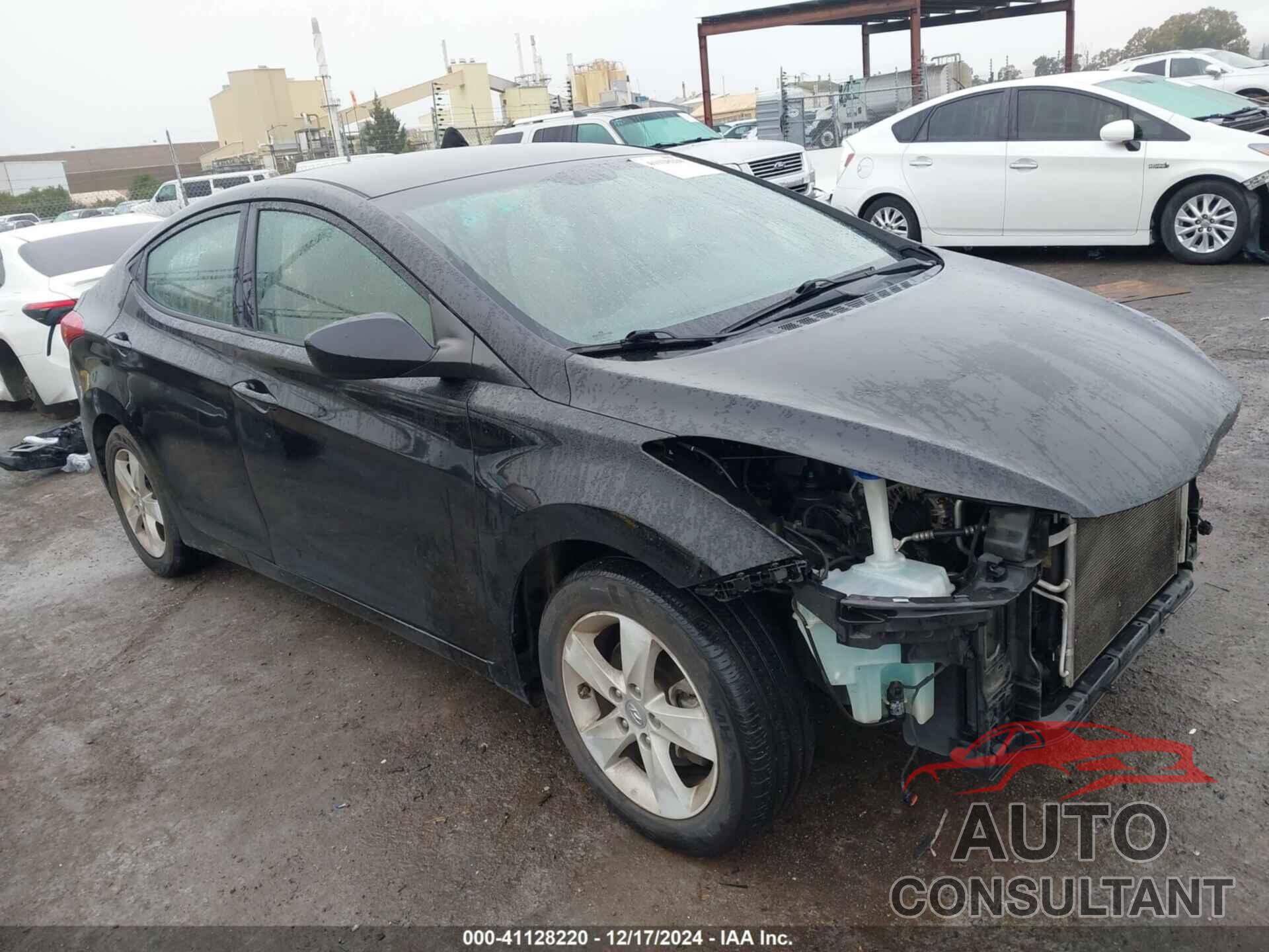 HYUNDAI ELANTRA 2013 - KMHDH4AE0DU851916