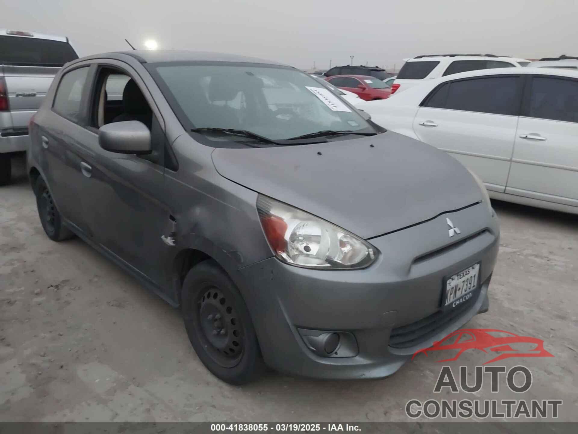 MITSUBISHI MIRAGE 2015 - ML32A3HJ3FH058475