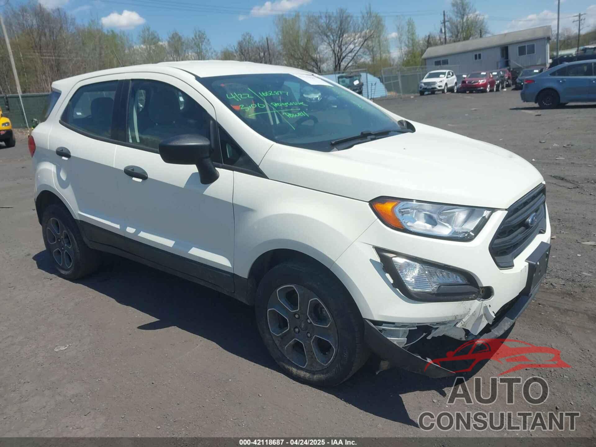 FORD ECOSPORT 2020 - MAJ6S3FL2LC337785